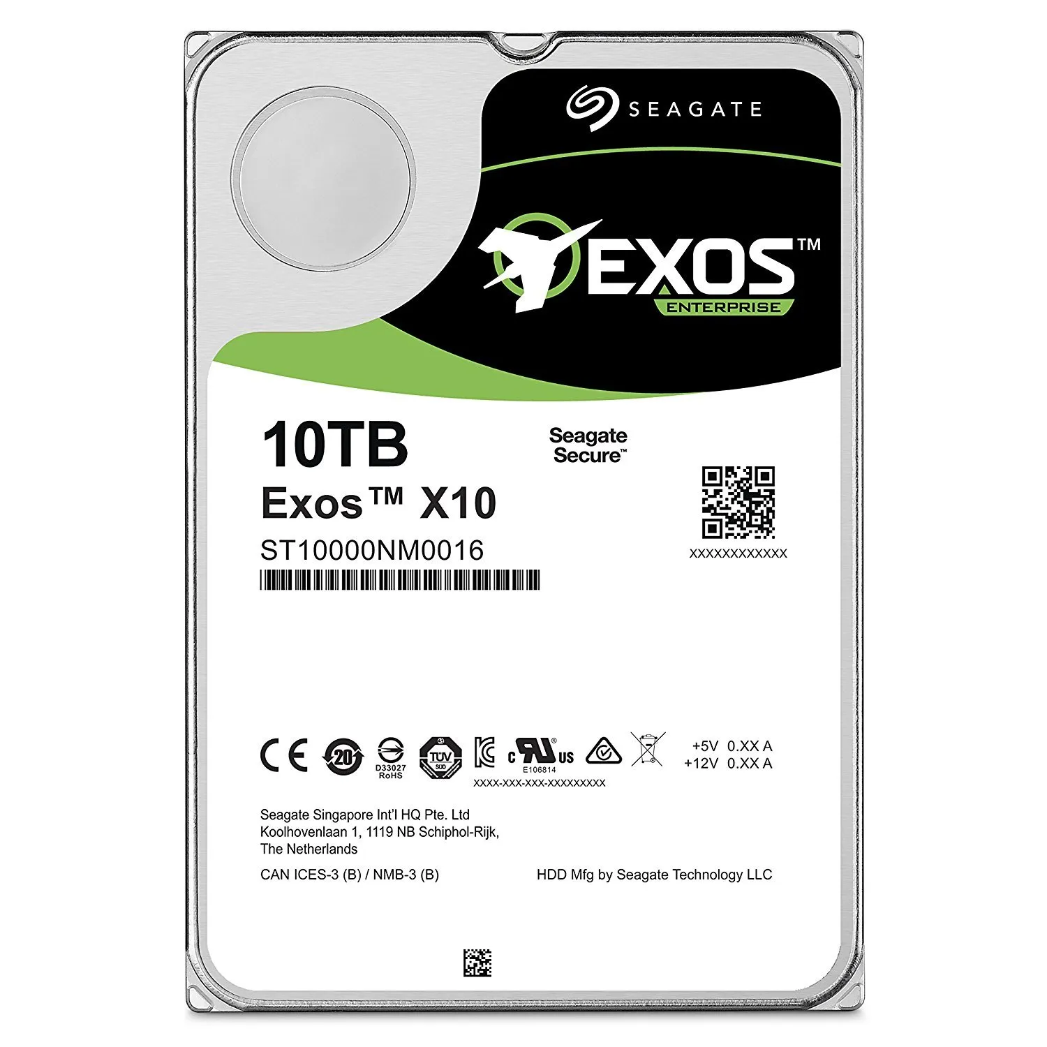 Seagate Enterprise Capacity ST10000NM0016 Hard Disk Interno 10 TB Recertified