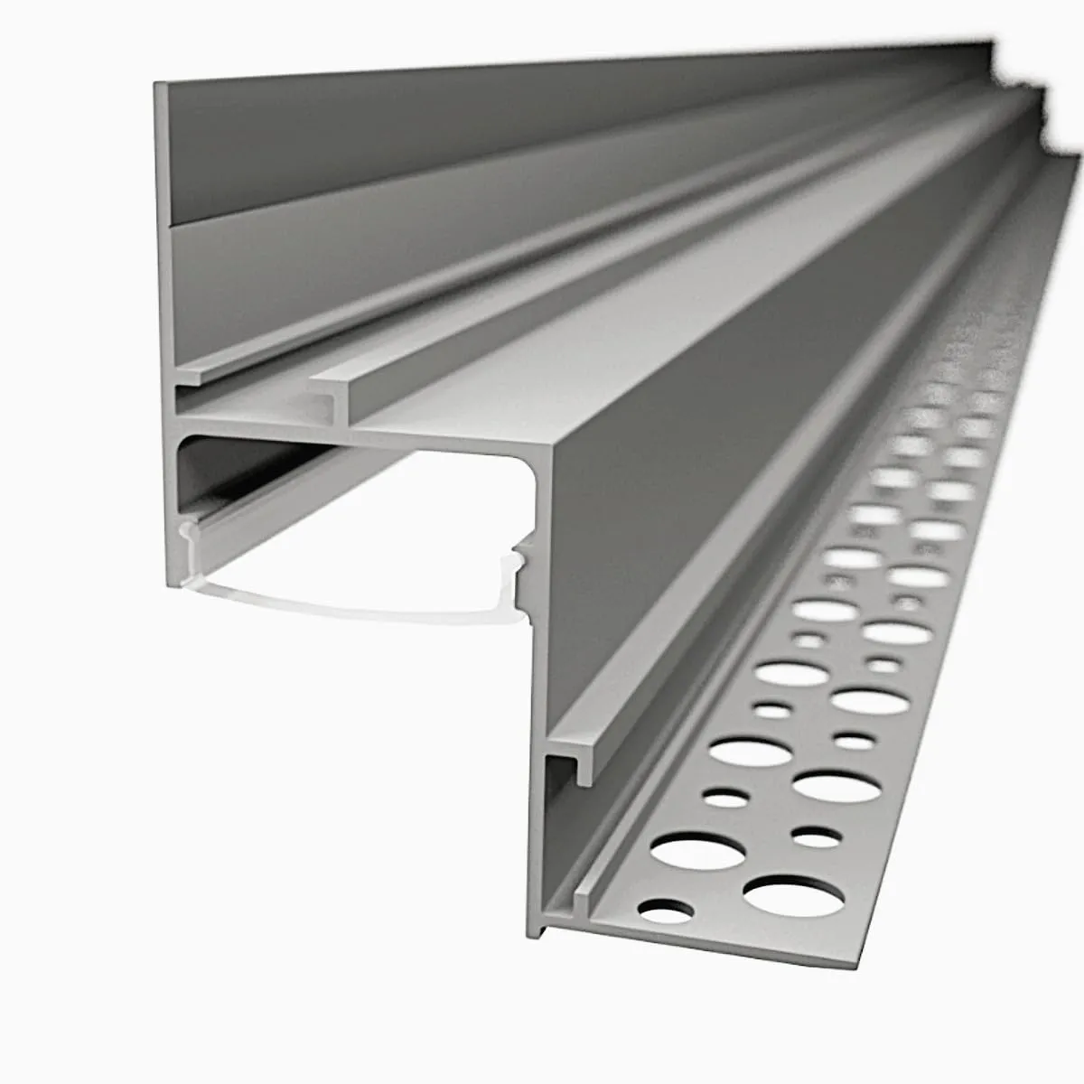 Profilo in Alluminio Aurora 2m per Cartongesso - Illuminazione LED Elegante e Discreta