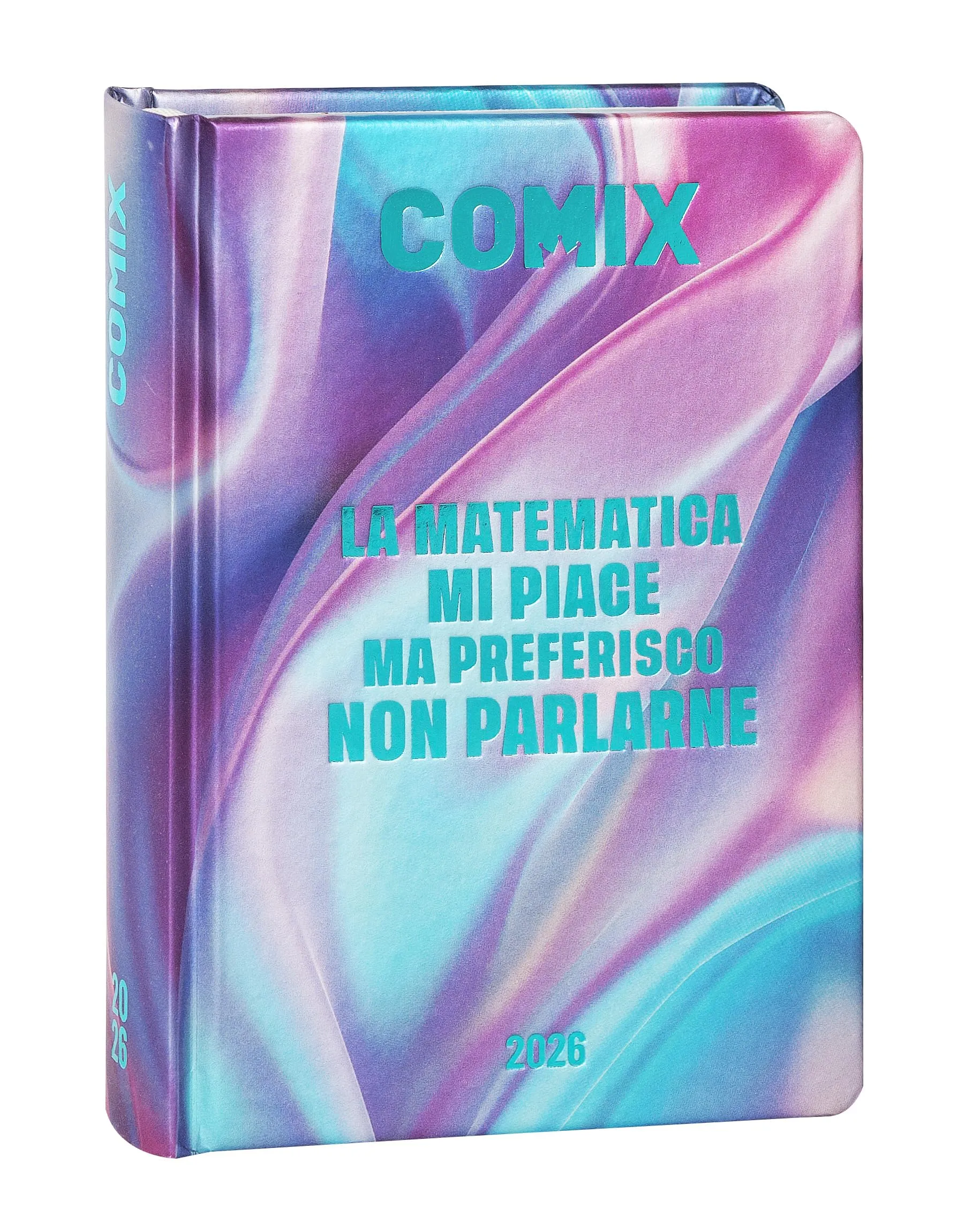 COMIX - Diario Mini Giornaliero 16 Mesi, Diario Scuola 2025-2026, Wave
