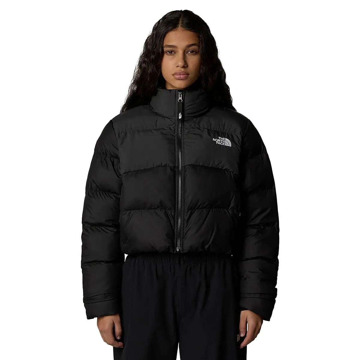 The North Face Cropped Saikuru Jacket Donna Black/Asphalt Grey