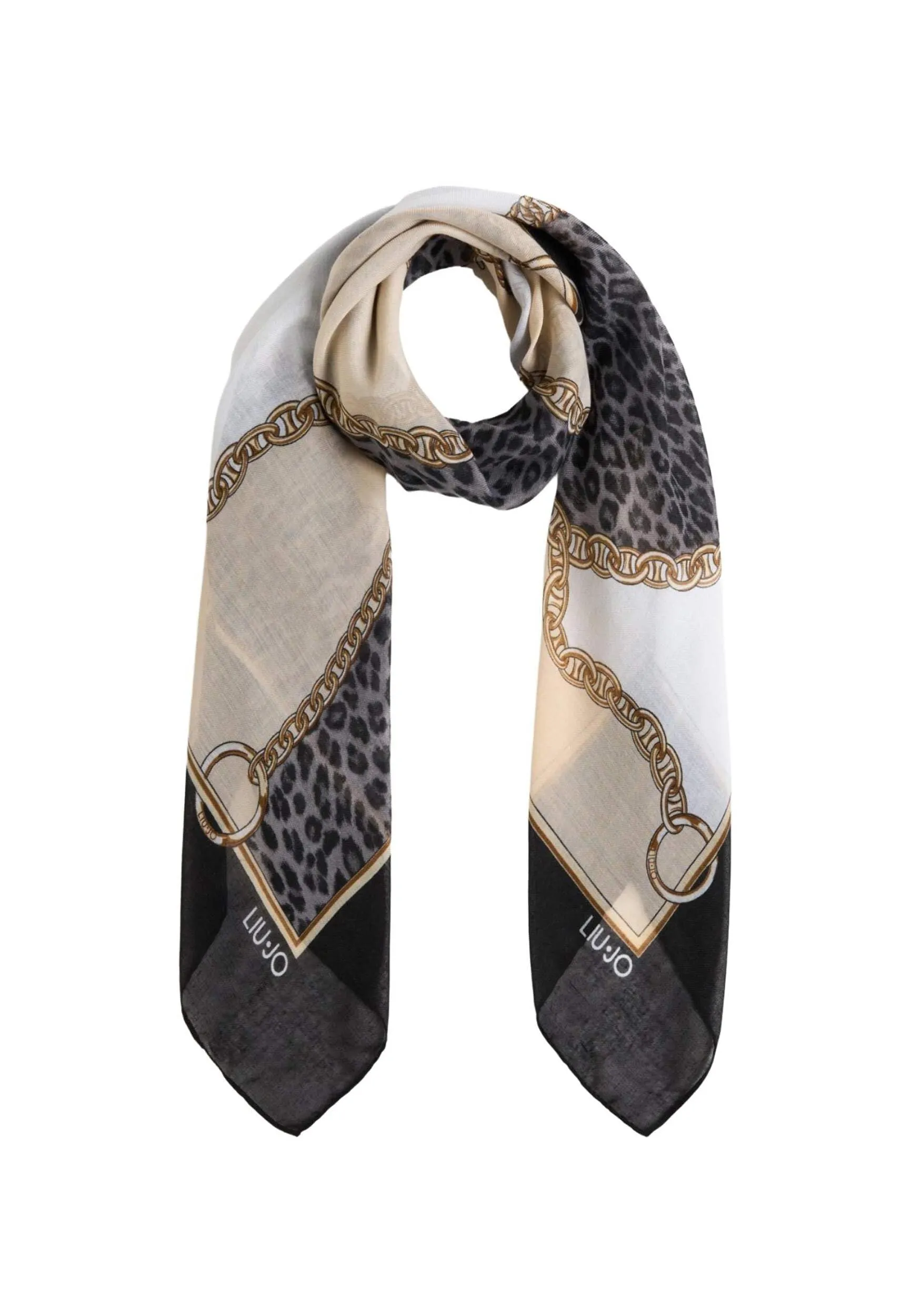 Foulard Liu Jo Better con Catene Black
