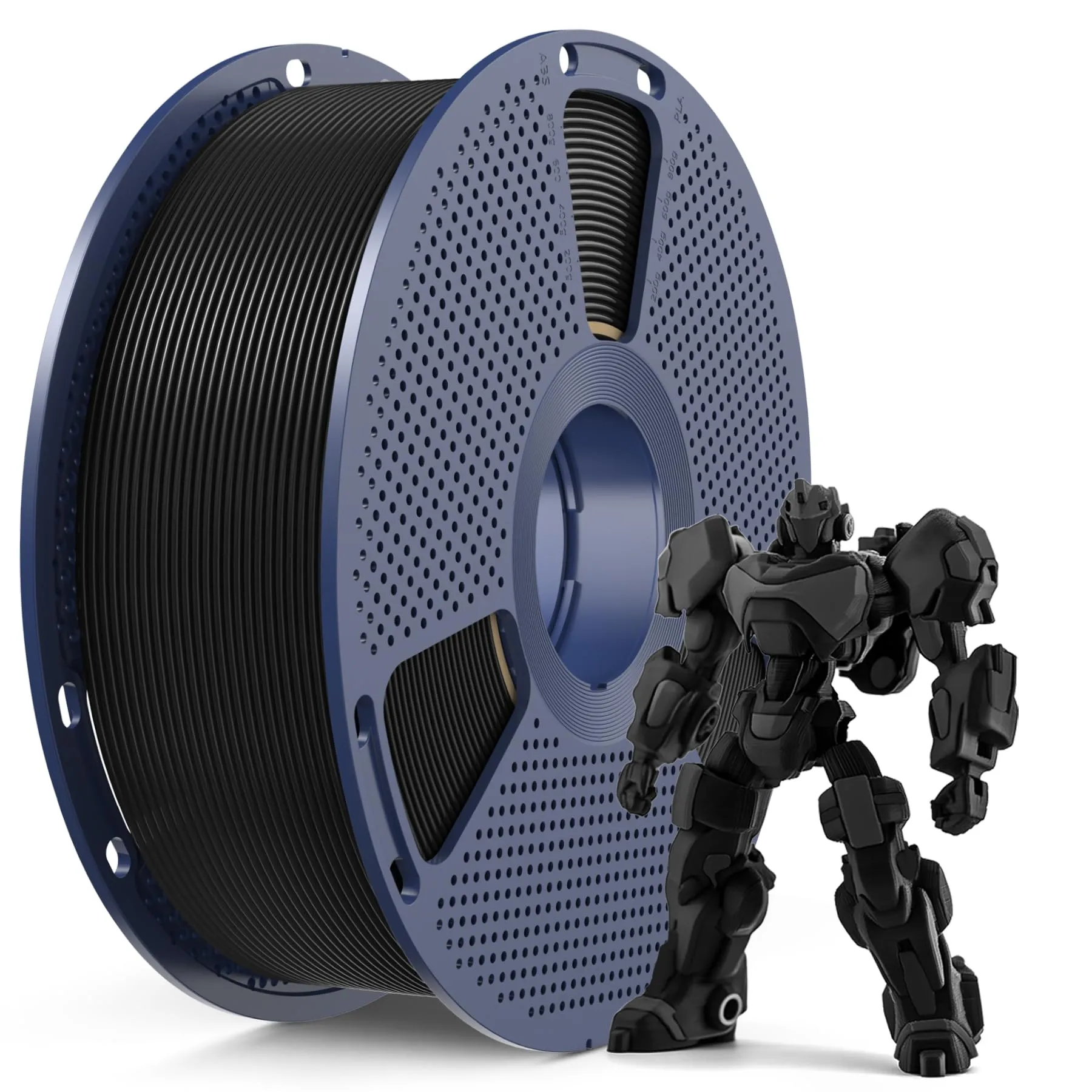 SUNLU PETG Filamento 1.75mm Nero - Resistenza e Flessibilità per la Stampa 3D