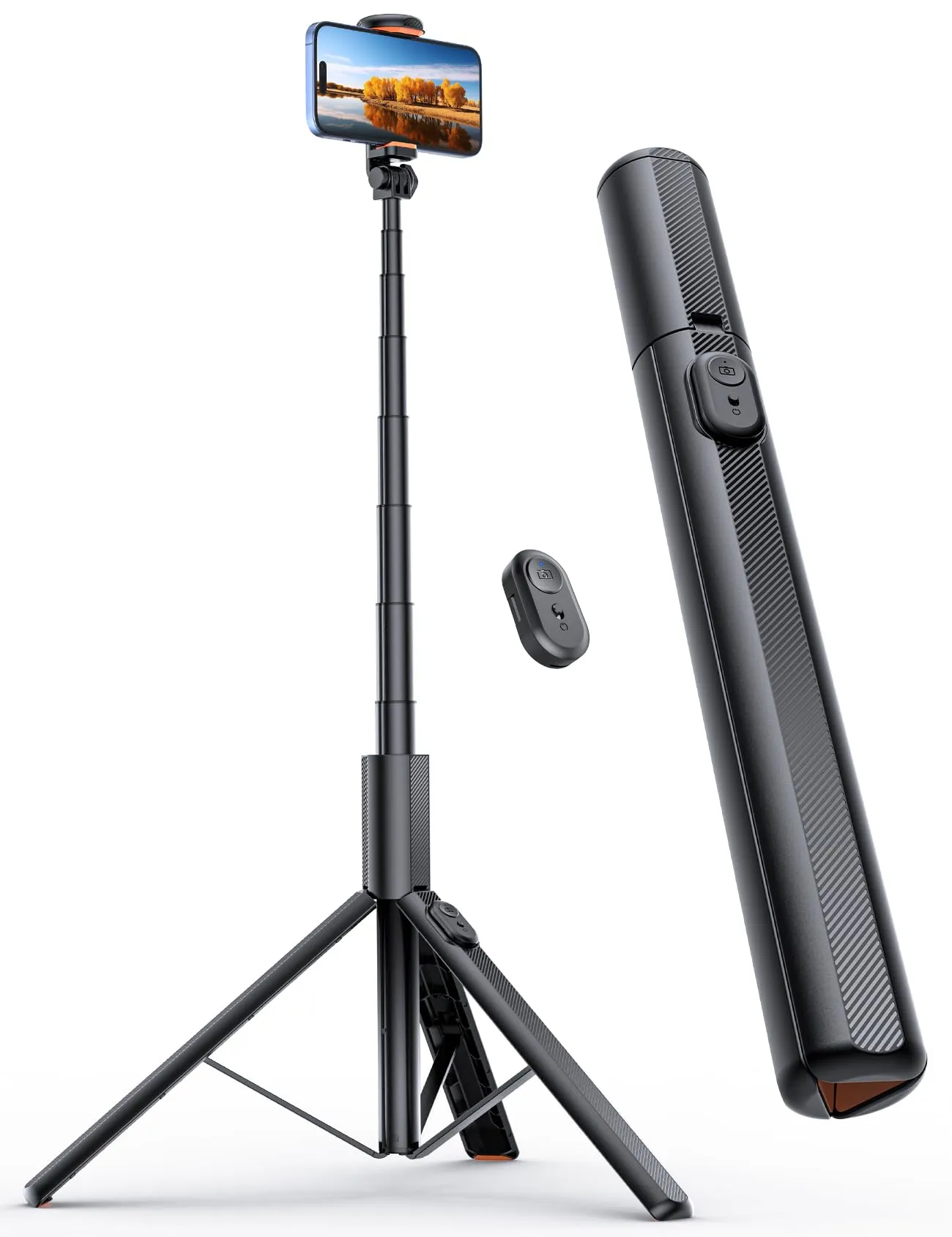 ANXRE Treppiede per Smartphone 180cm con Telecomando Bluetooth