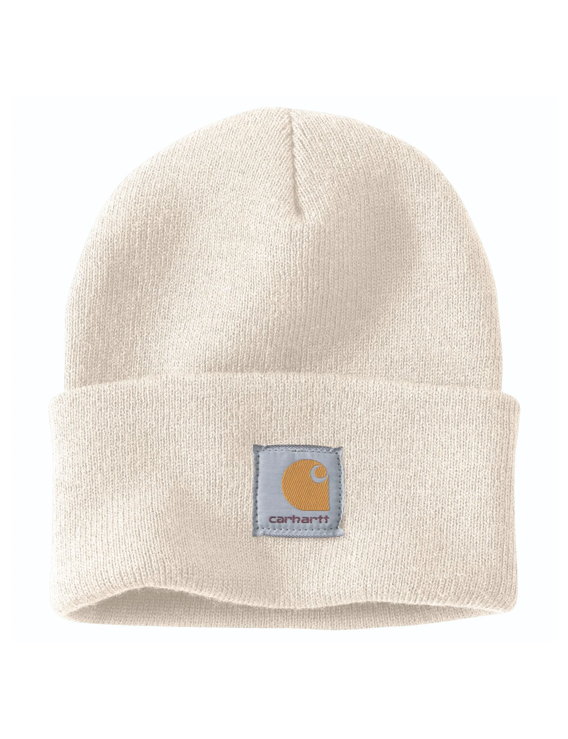Carhartt Berretto A Maglia Con Risvolto, Unisex - Adulto, Bianco (Inverno), Taglia unica