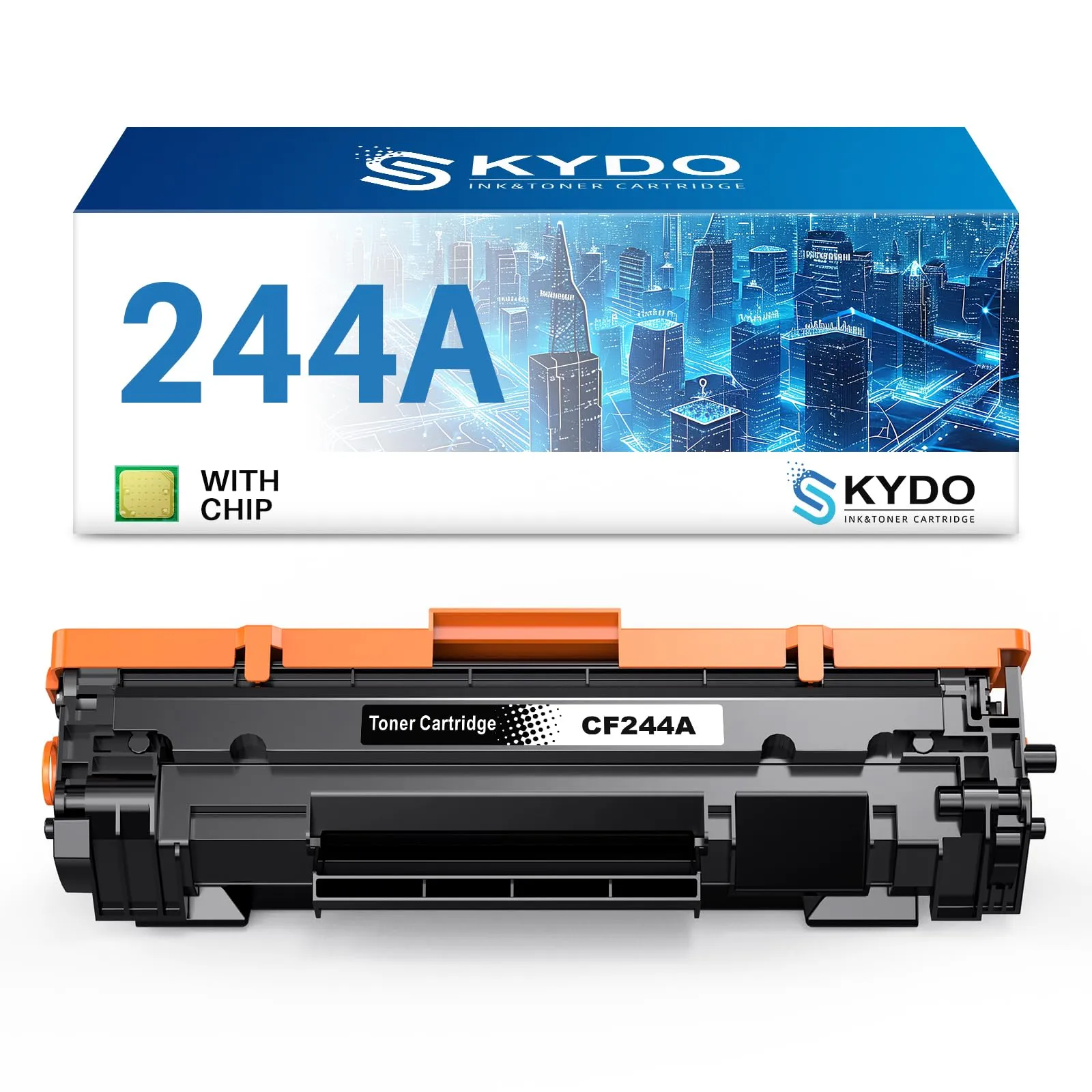 Toner Compatibile 44A CF244A per HP LaserJet Pro M15a, M15w, MFP M28a, M28w (Nero) - Skydo