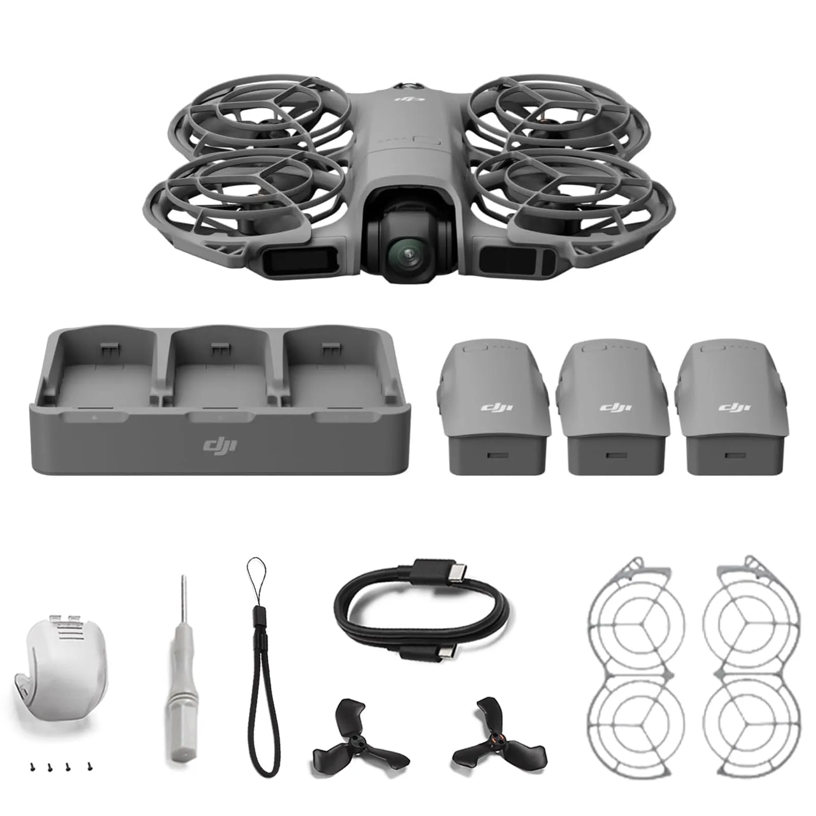 DJI Neo 2 Combo Fly More con accessori (drone singolo)