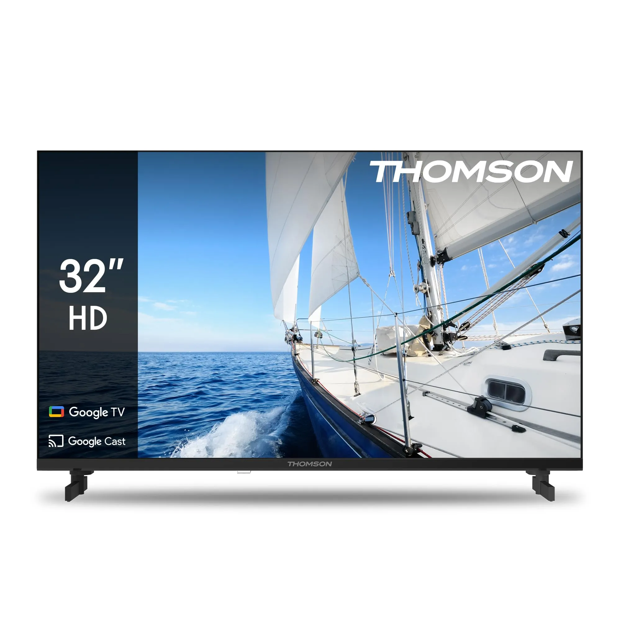 Thomson 32 pollici (81cm) Google TV HD Triple Tuner Controllo Vocale Smart TV - 32HG2S14-2024