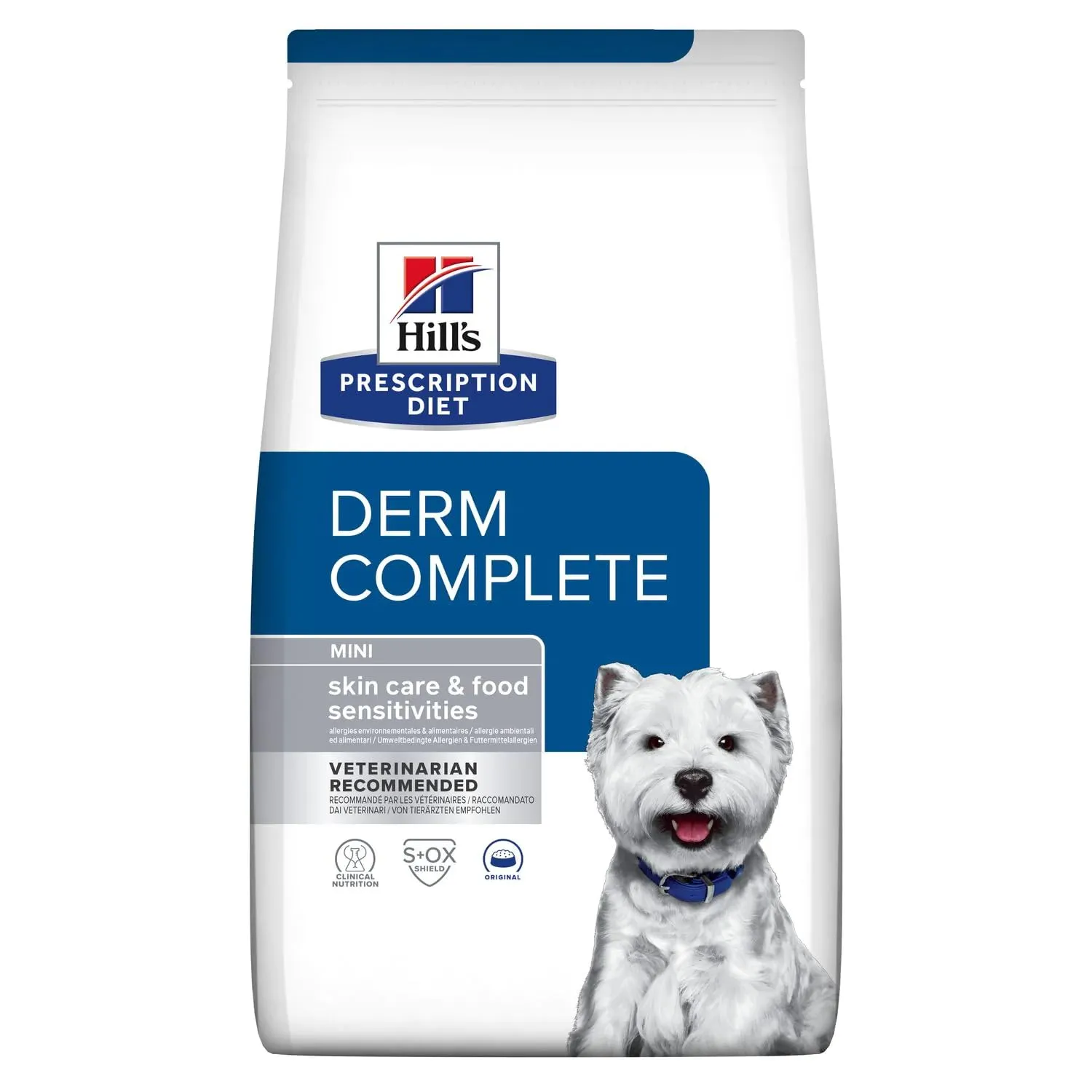 Hill's Prescription Diet Derm Complete Mini - Alimento per Cani con Problemi Cutanei