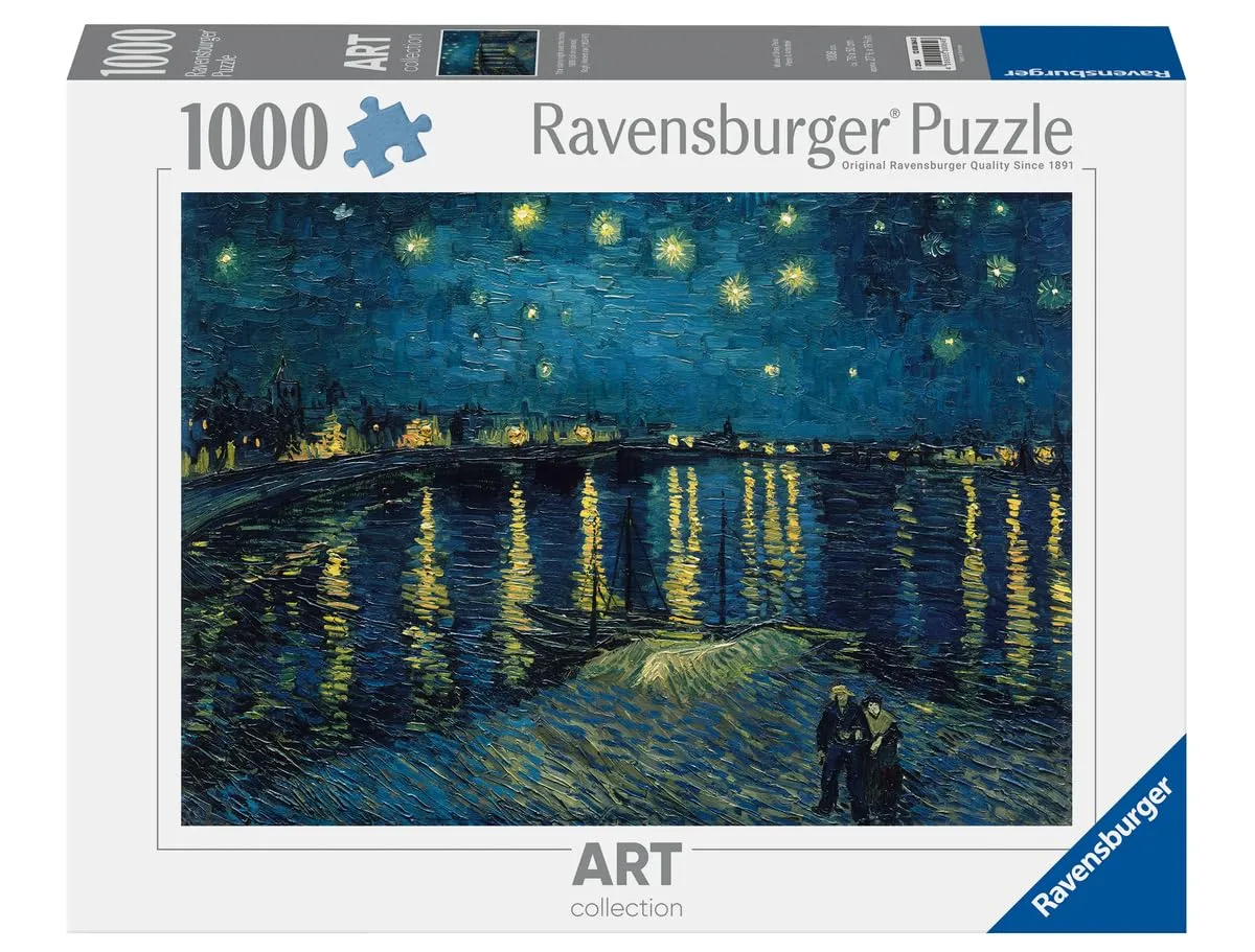 Ravensburger - Puzzle Van Gogh Notte Stellata, 1000 Pezzi
