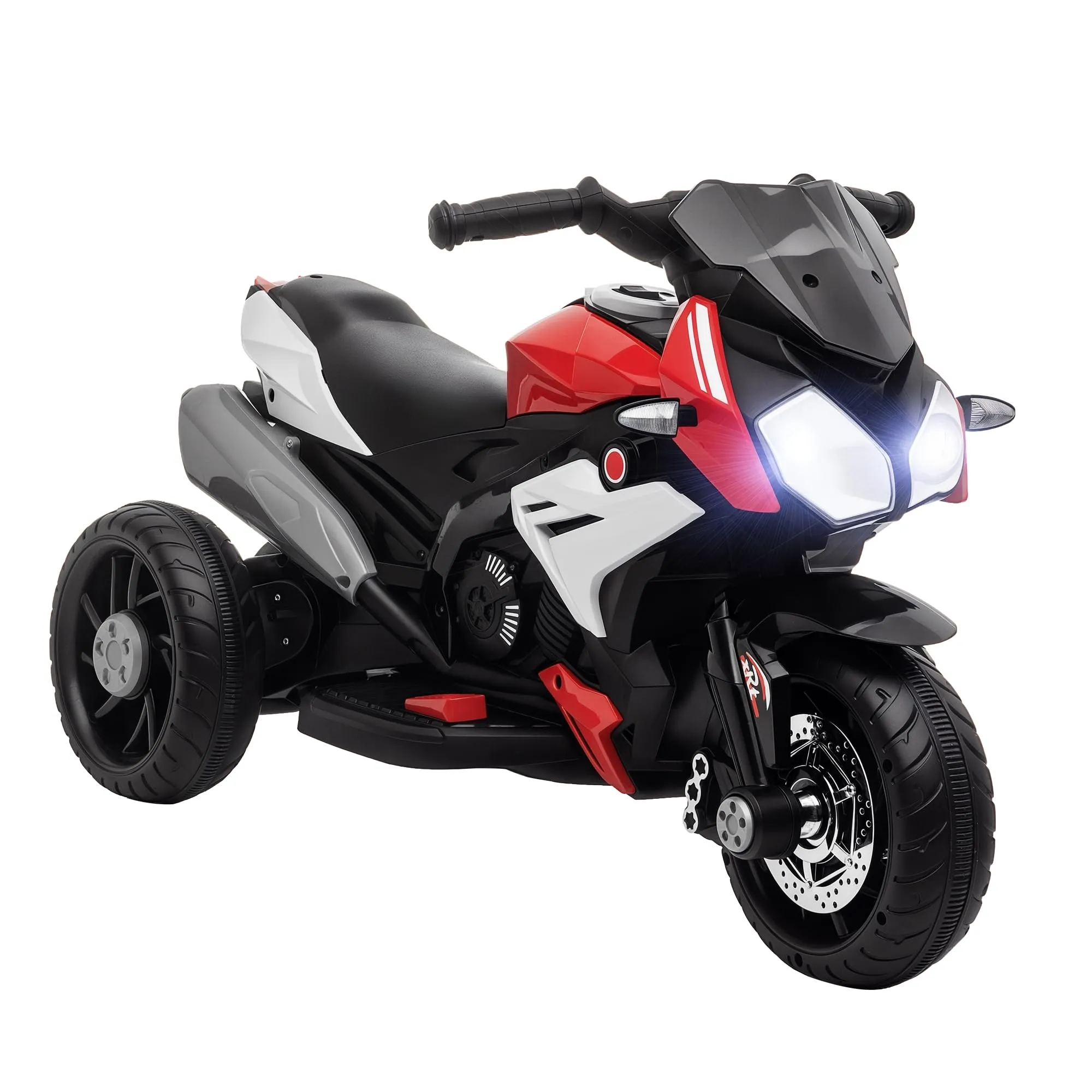 HOMCOM Moto Elettrica per Bambini Rossa