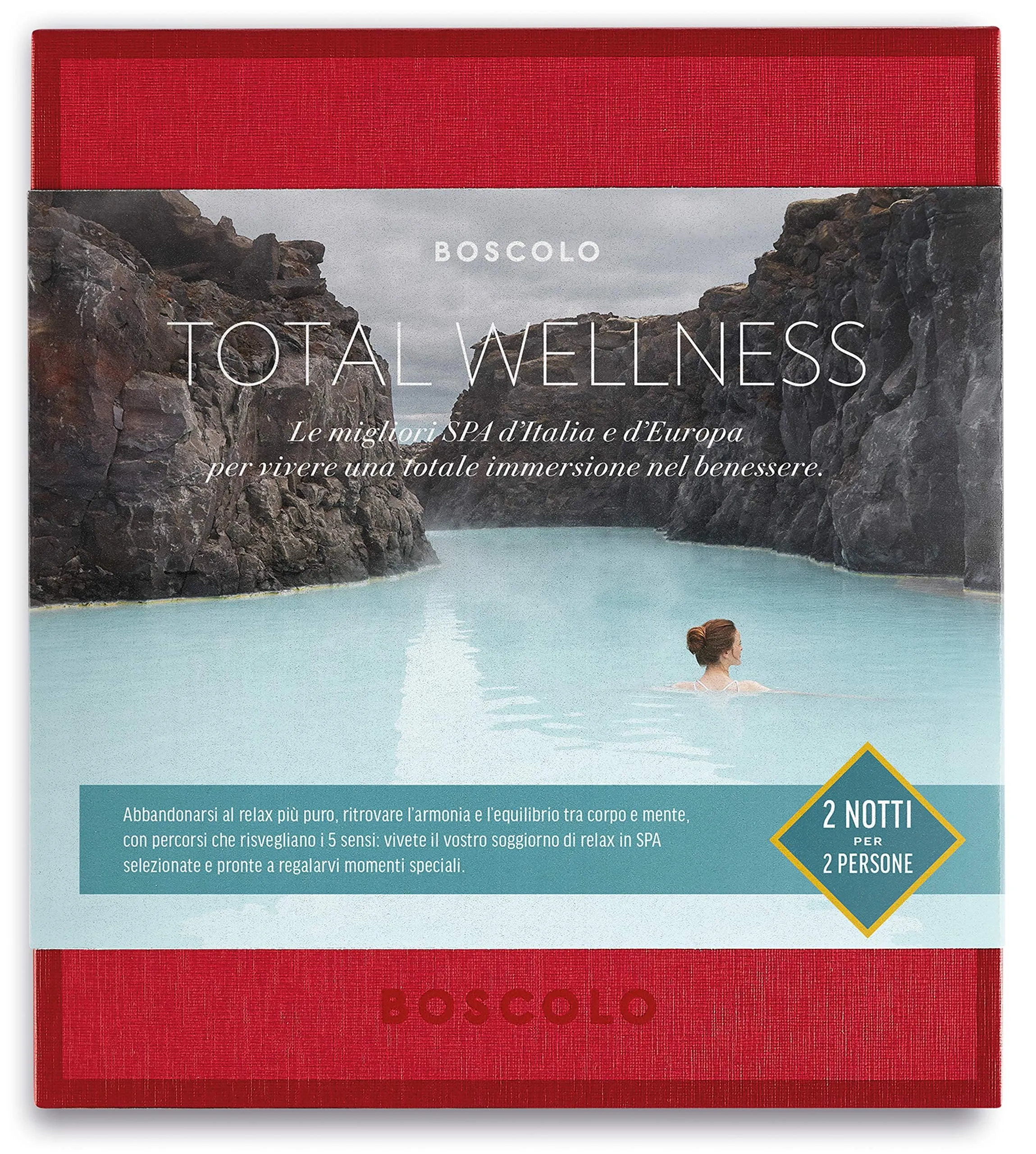 Boscolo Gift Total Wellness - Cofanetto Viaggio Regalo 2 Persone