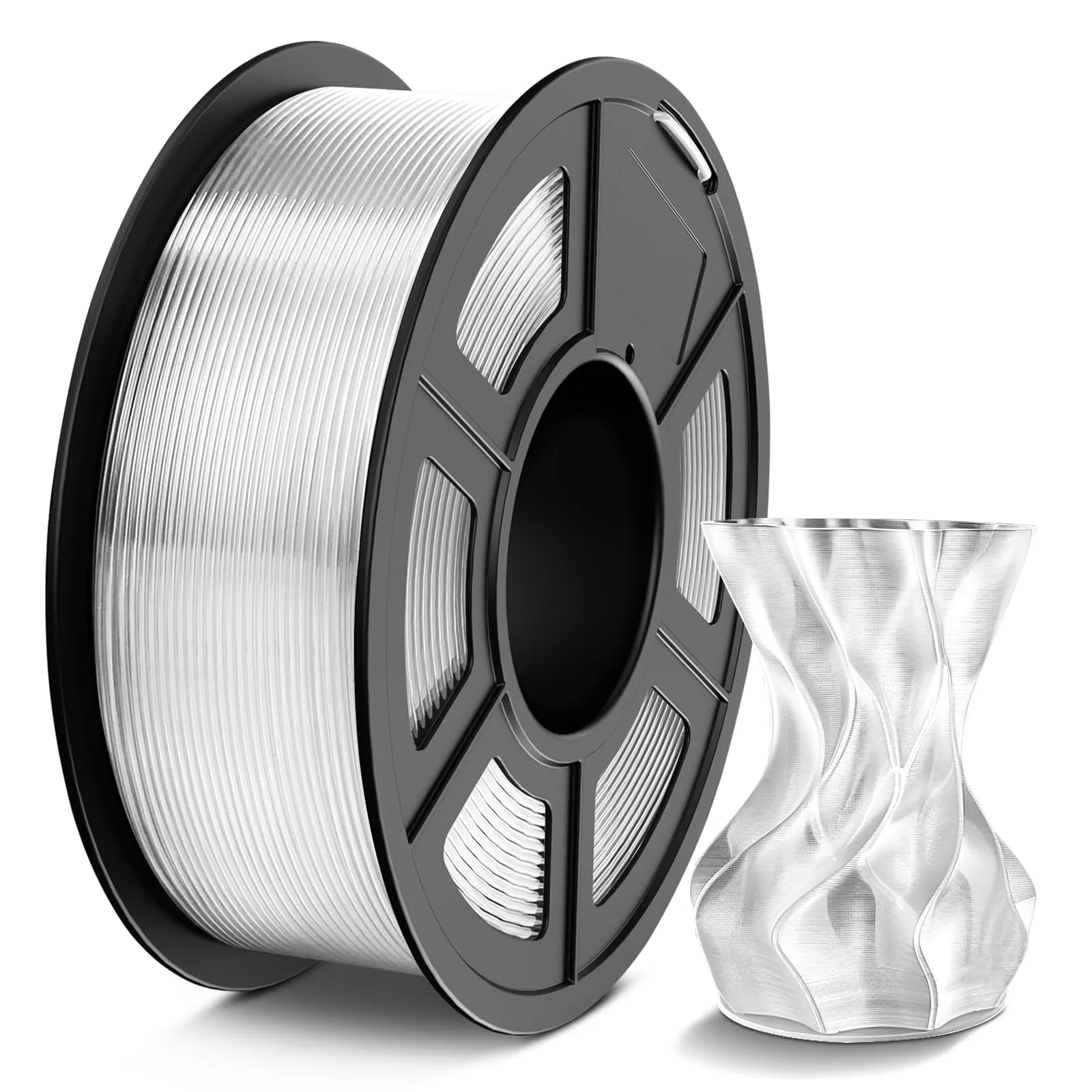 TECBEARS Filamento PETG 1.75mm Trasparente