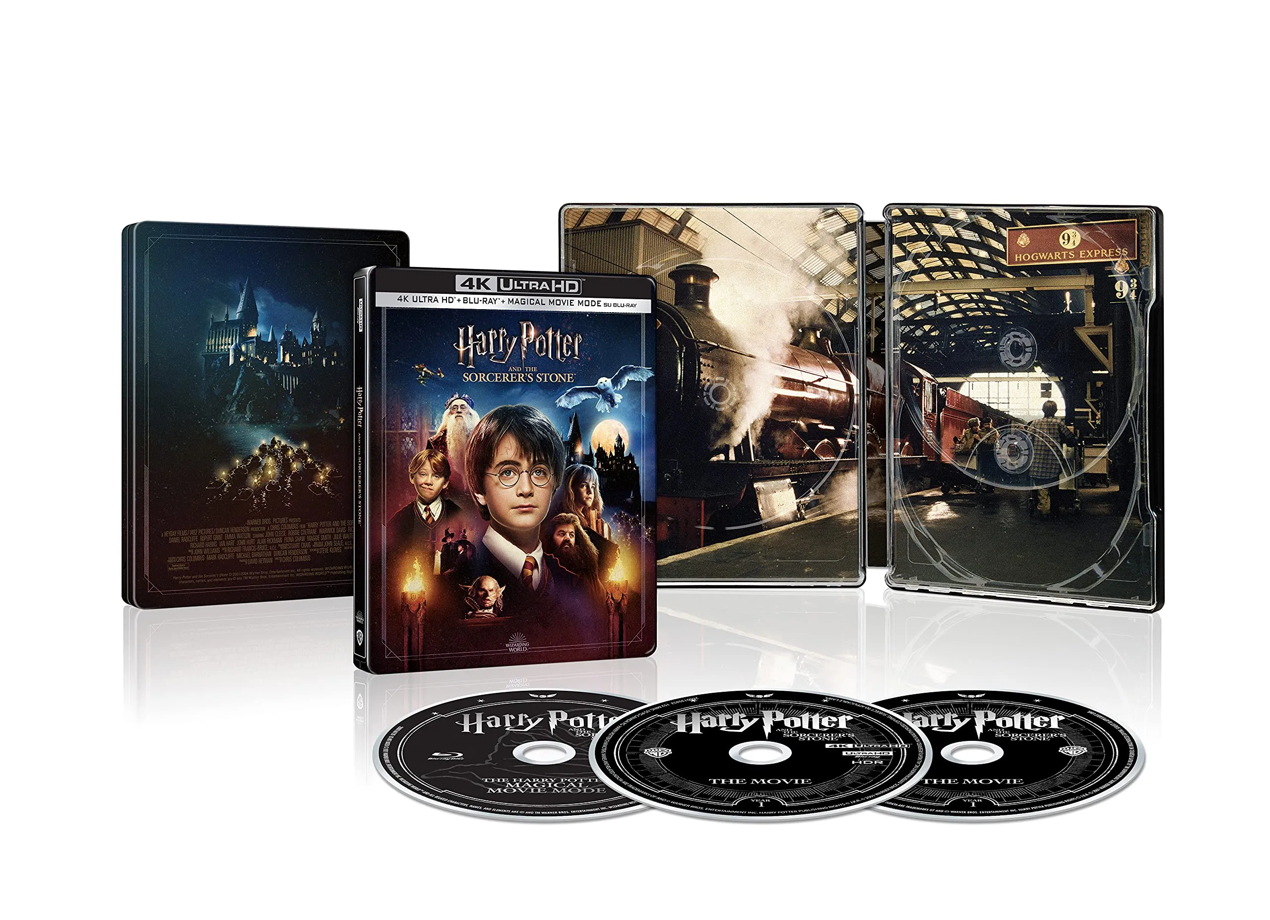 Harry Potter e La Pietra Filosofale - 20th Anniversary Steelbook (4K Ultra-HD + Blu-Ray)