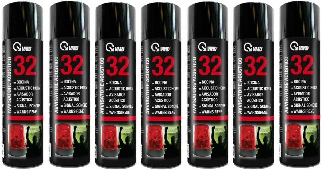 Ricariche per Tromba da Stadio VMD 32 - Avvisatore Acustico per Eventi Sportivi e Nautica (7 pezzi)