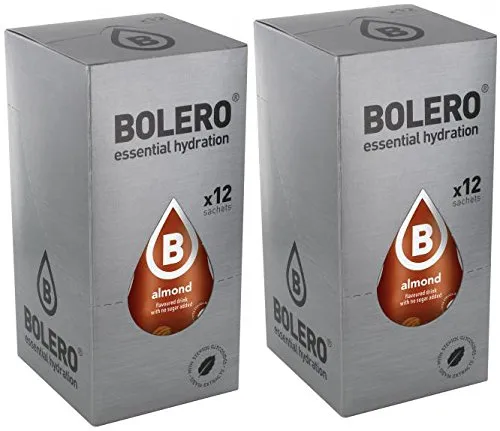 Bolero Drinks Mandorla - Bevanda Nutrizionale Ipotonico, Senza Zucchero