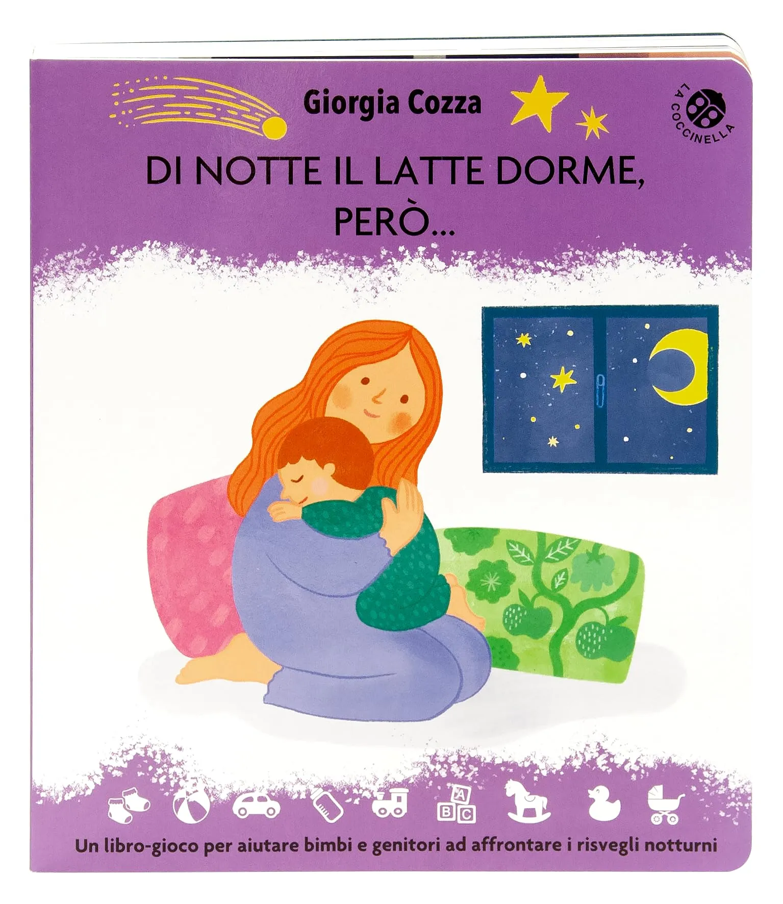 Di notte il latte dorme, però... Un libro pieno di coccole per affrontare i risvegli notturni. Ediz. illustrata