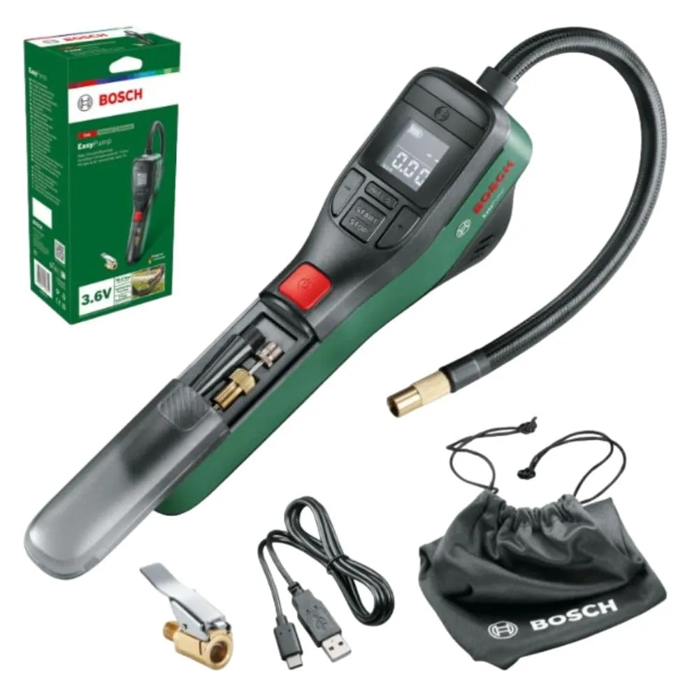 Bosch EasyPump Mini Compressore Portatile a Batteria