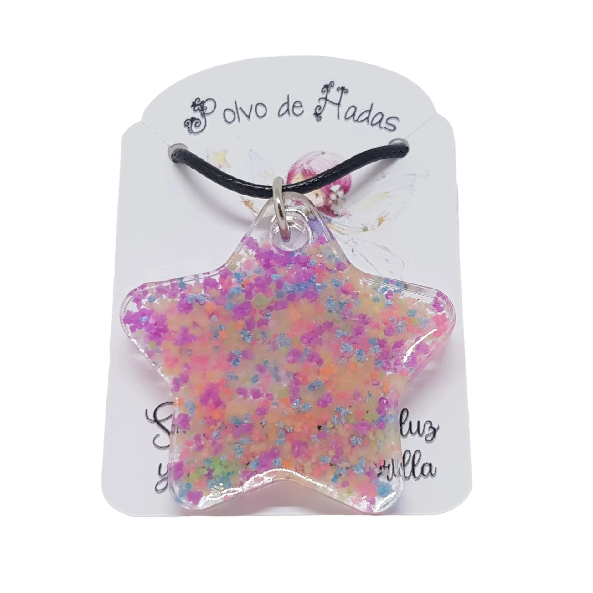 Collana Ciondolo Stella Luminosa Polvere di Fata