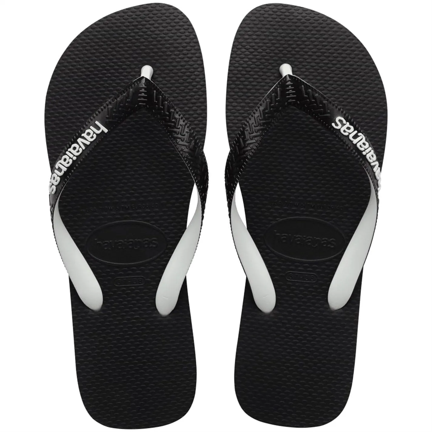 Havaianas Top Mix Infradito Unisex - Adulto, Black/Black, 39/40 EU