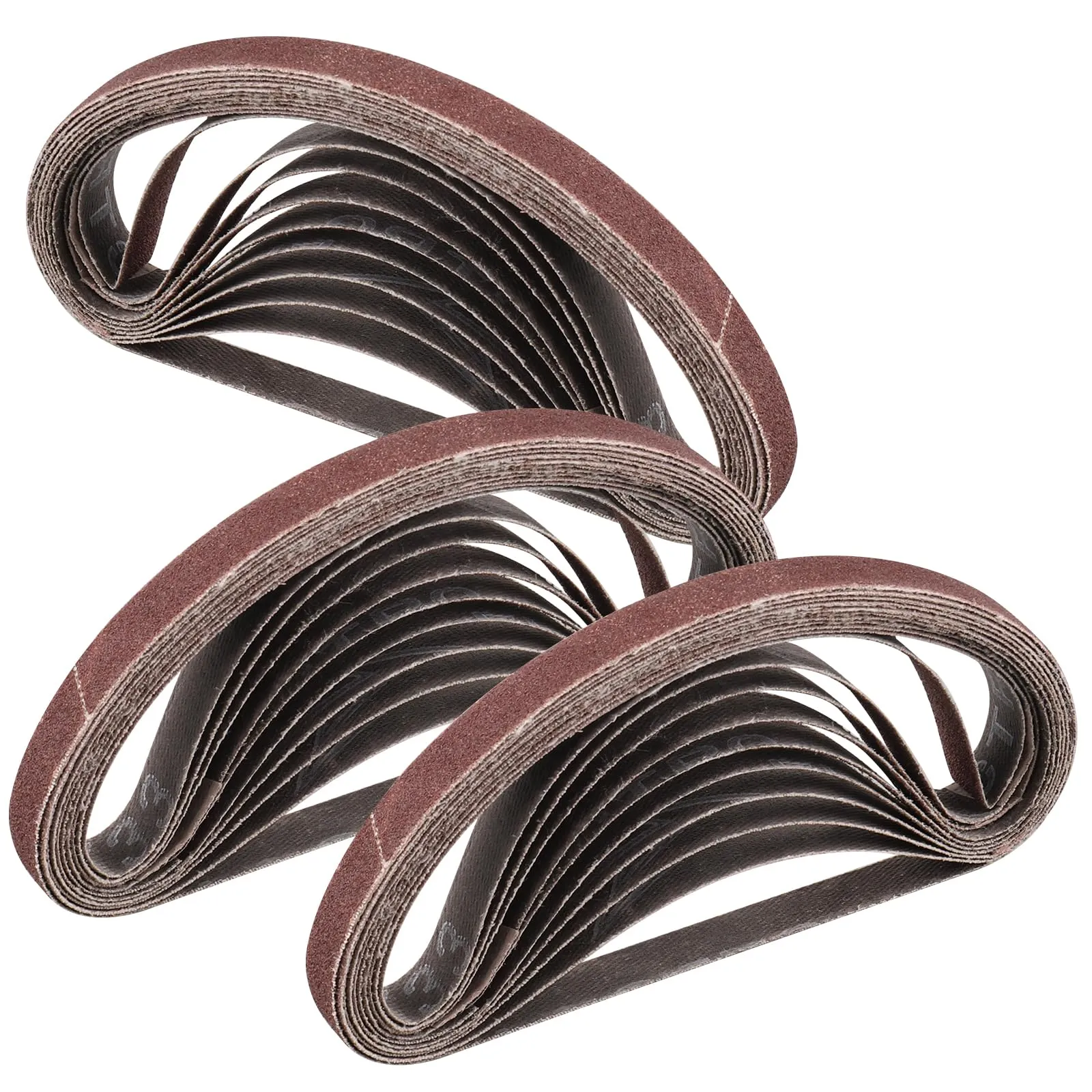 STEBRUAM Nastri Abrasivi 9 x 533 mm, 30 Pezzi, Grana 80