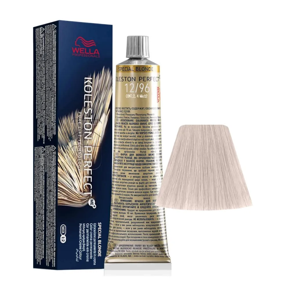 Wella Koleston Perfect Me+ 12/96 Tinta Capelli Special Blonde Cenere Violetto