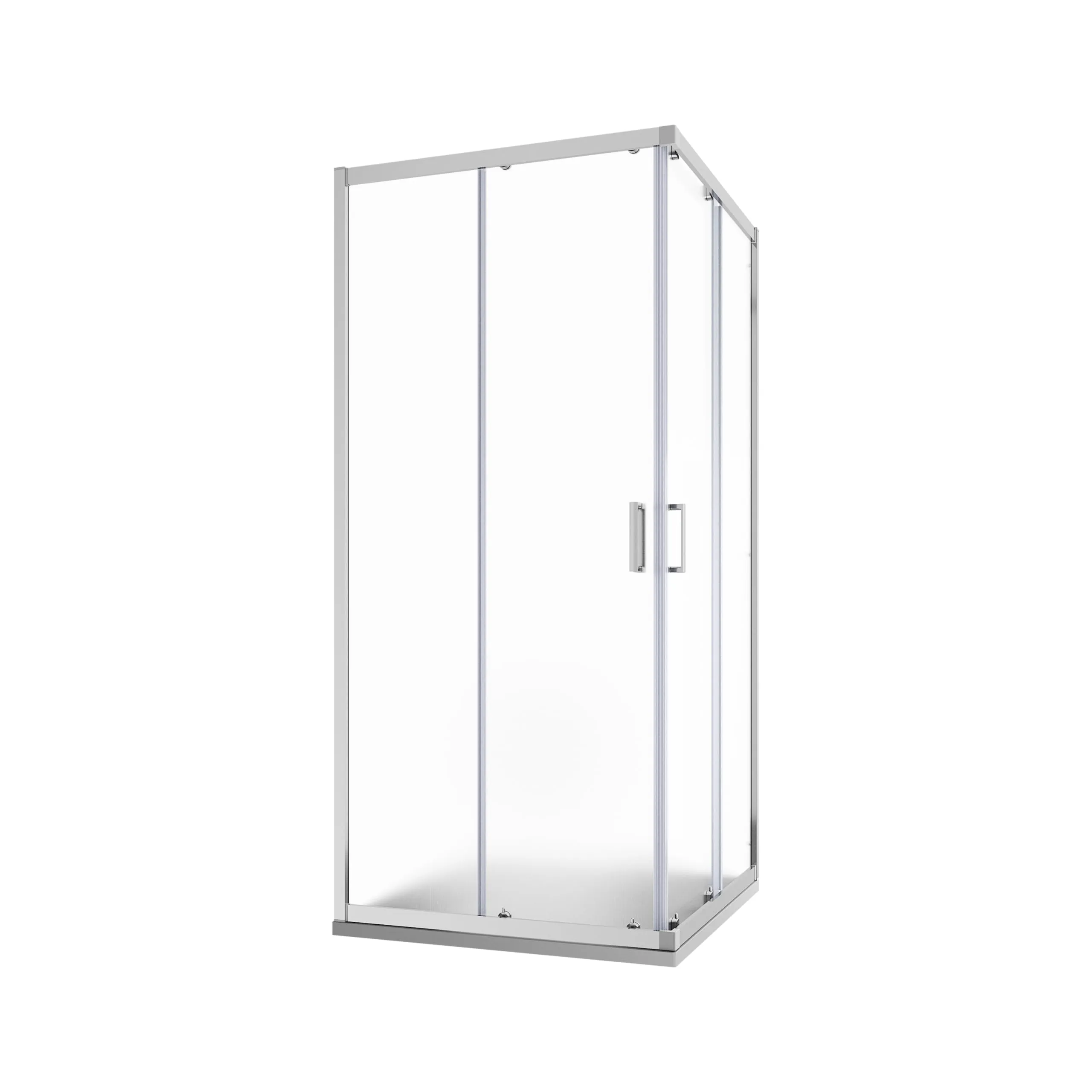 Box Doccia Angolare Tonga - Cristallo 6mm, Profili Cromati