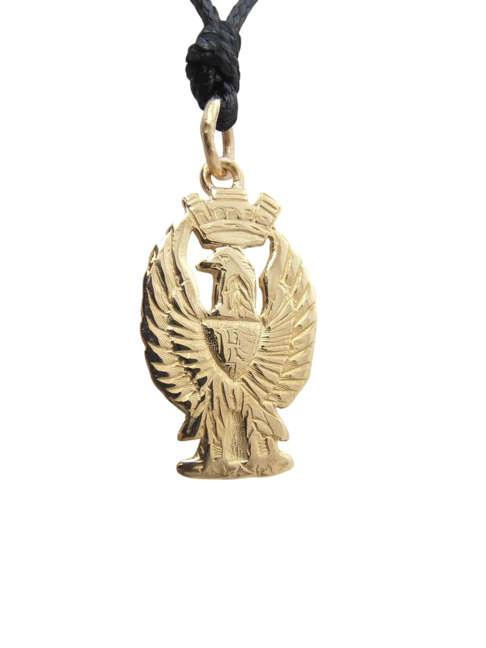 Ciondolo Polizia in Oro Giallo 18 Kt con Aquila Simbolo