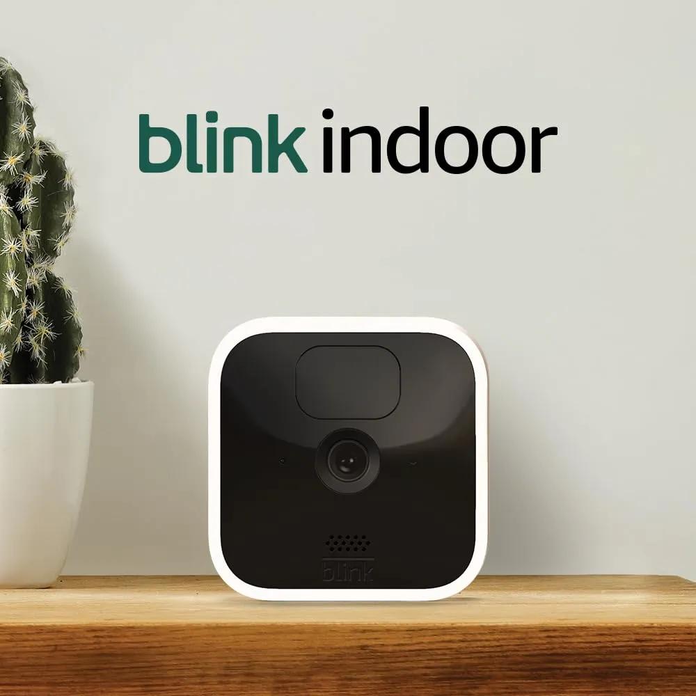 Blink Indoor - Sistema di videocamere di sicurezza (2 videocamere)