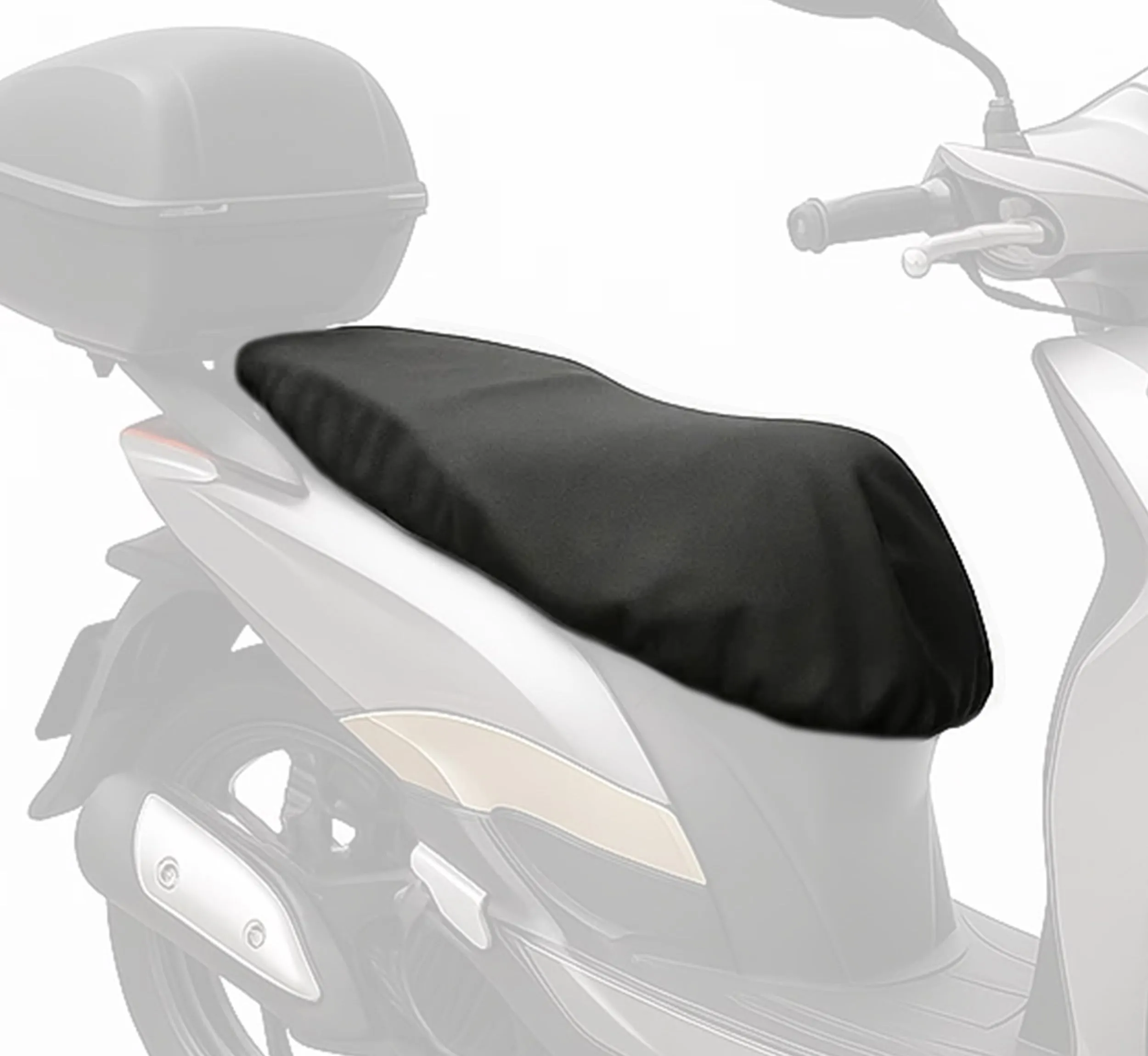 Lupex Coprisella Universale Impermeabile XL per Scooter e Moto - Nero