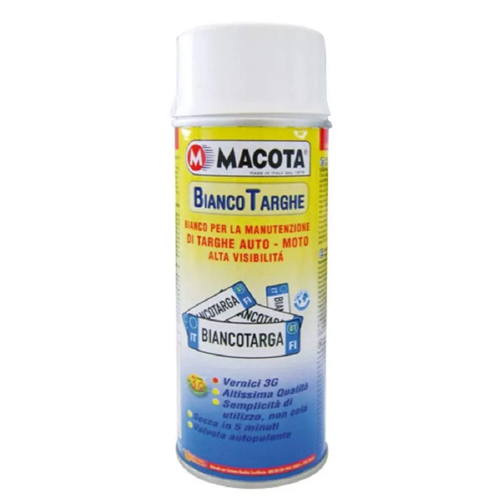 Vernice Spray Macota Bianco Targhe TRS® 400ml