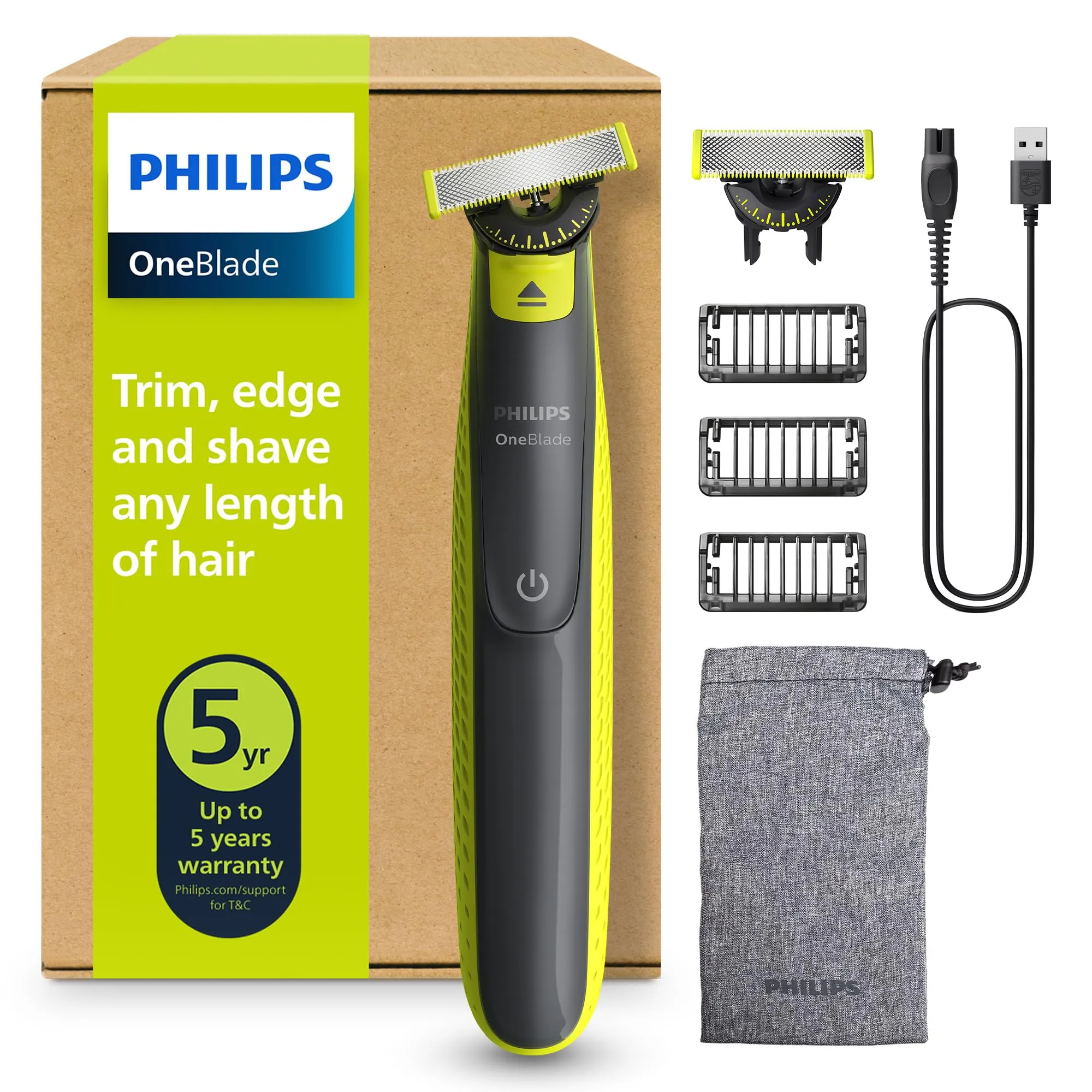 Philips OneBlade 360 QP2724/31 Regolabarba e Rasoio Elettrico