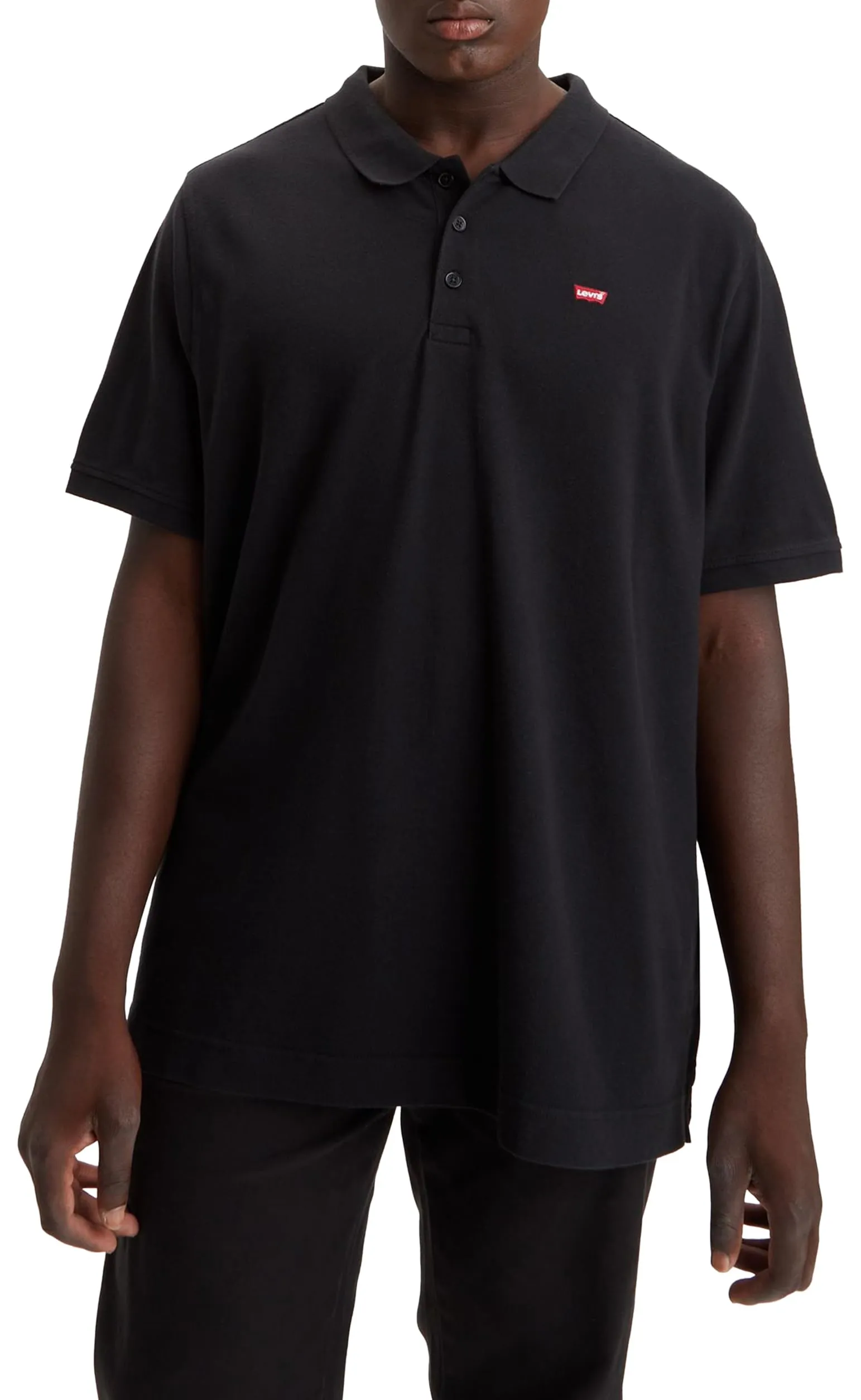 Levi's Big Levis HM Polo Uomo, Mineral Black