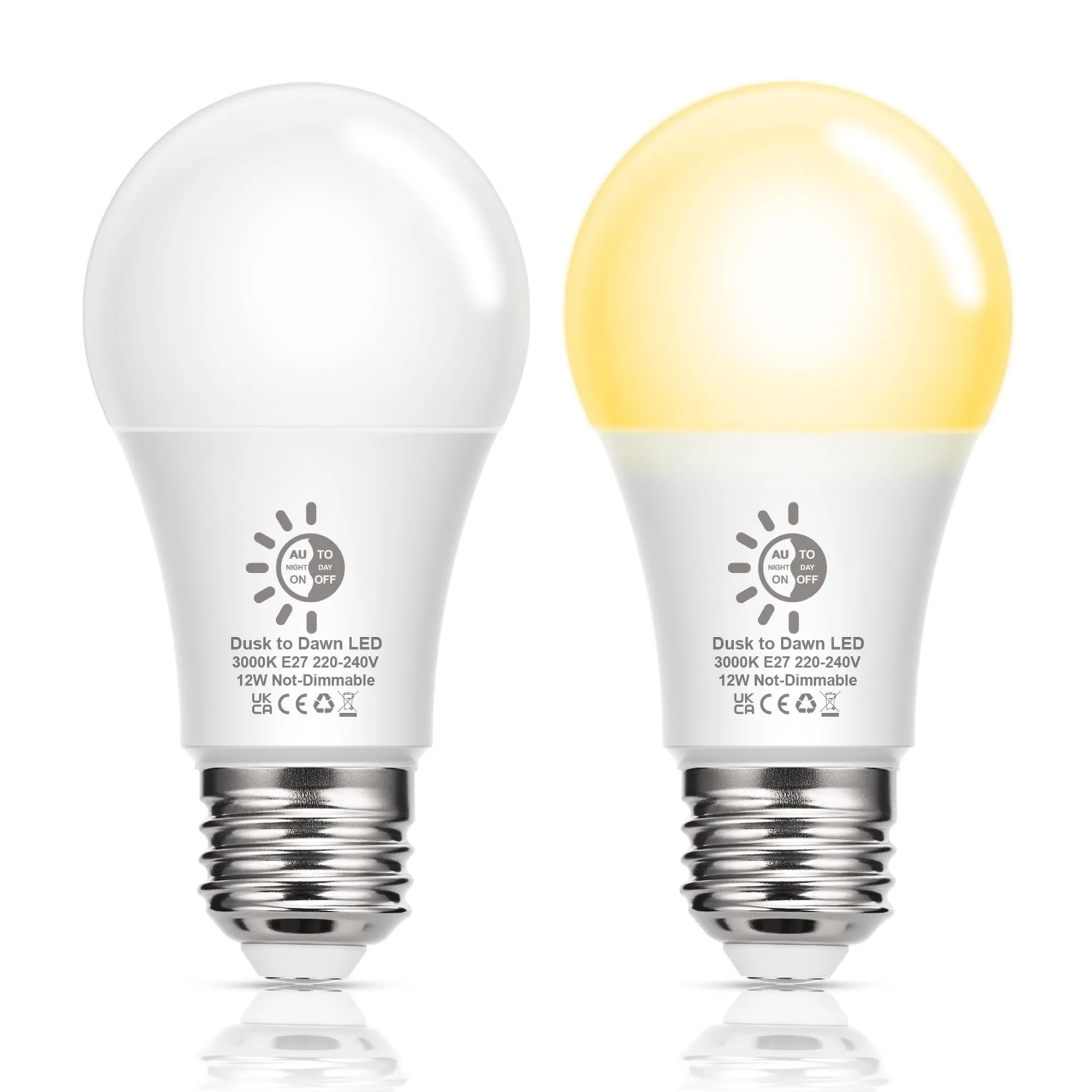 Lampadina LED E27 con Sensore Crepuscolare A60 1100 Lumen