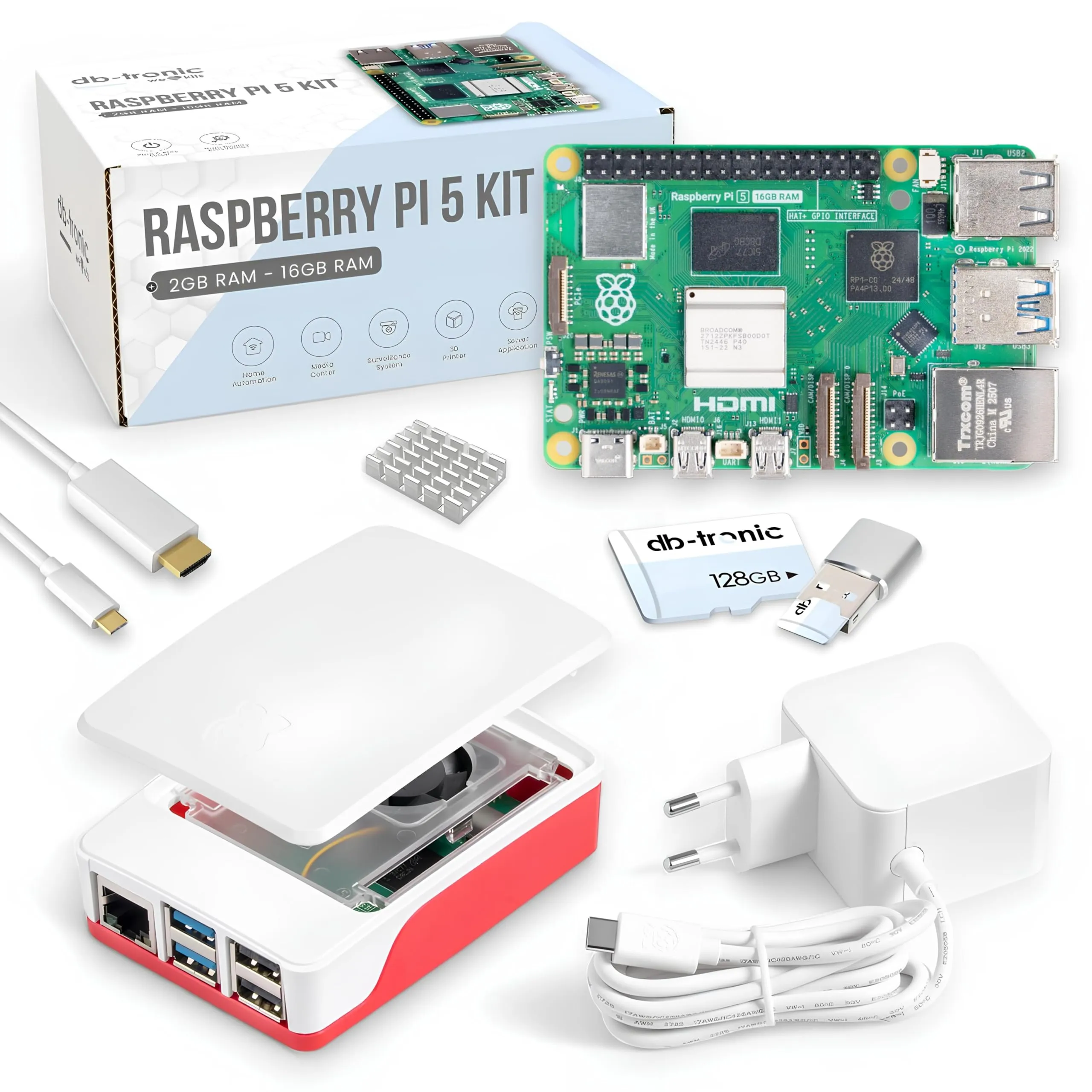 Raspberry Pi 5 16 GB Starter Kit