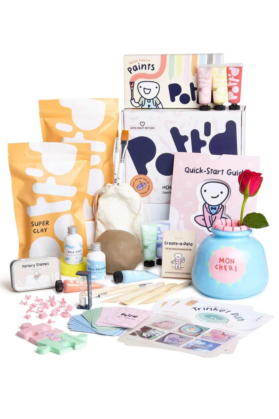 Pott'd Kit di Argilla senza cottura per Principianti