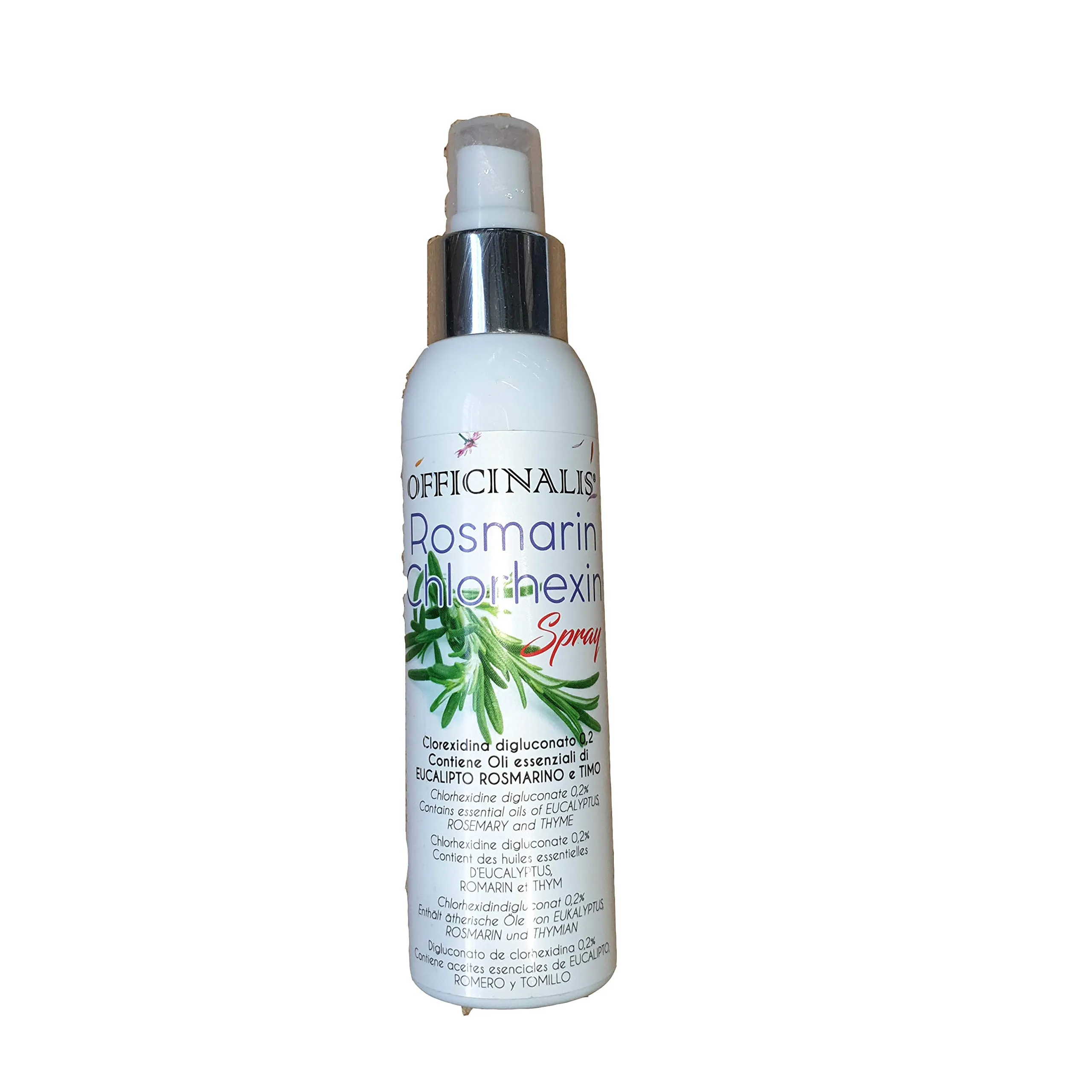 Officinalis Spray Curativo per Cavalli al Rosmarino e Clorexidina - Rigenerante per la Pelle Lesa - 110ml