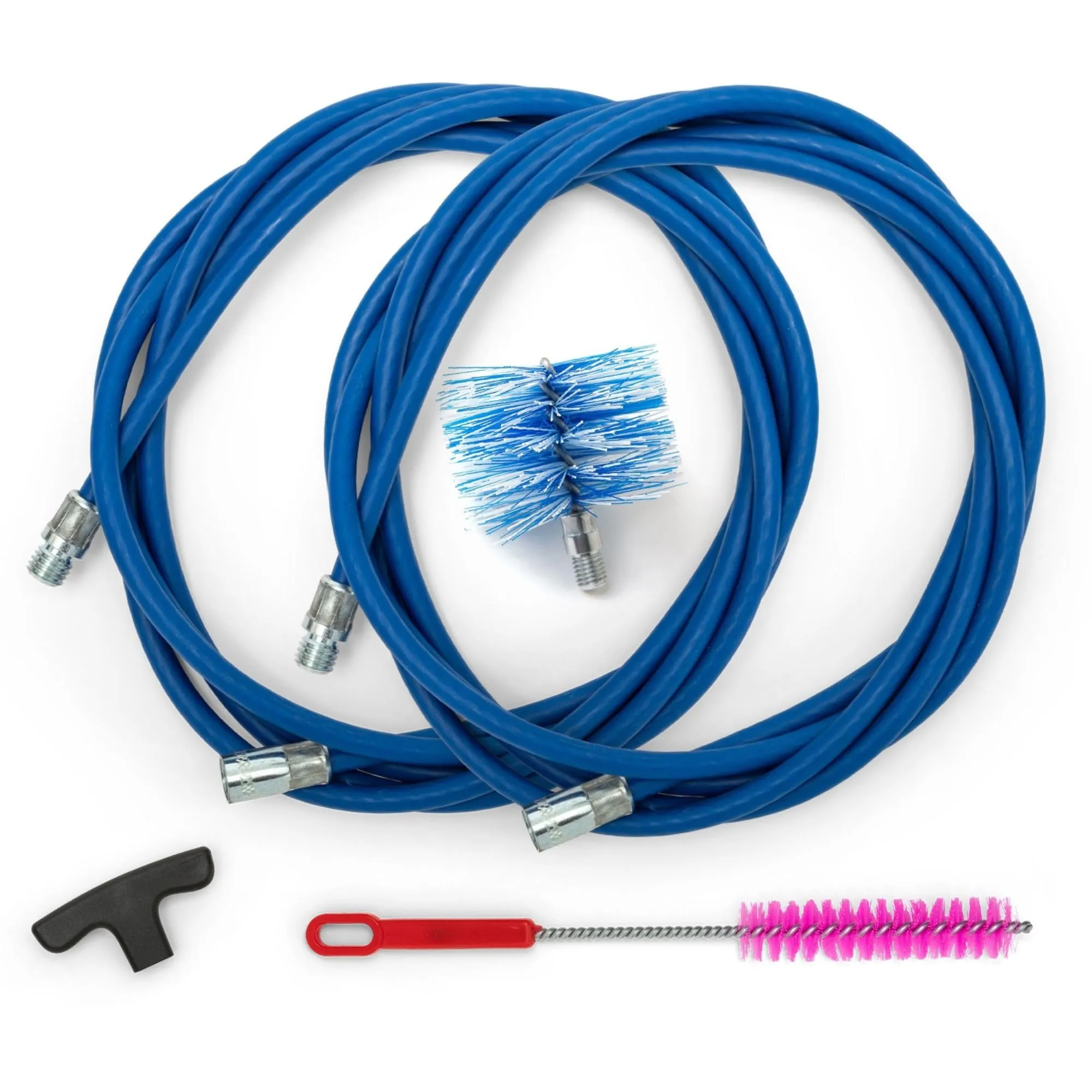 Kit Pulizia Stufa a Pellet BARETTO Ø 80 mm - 6 m BLU
