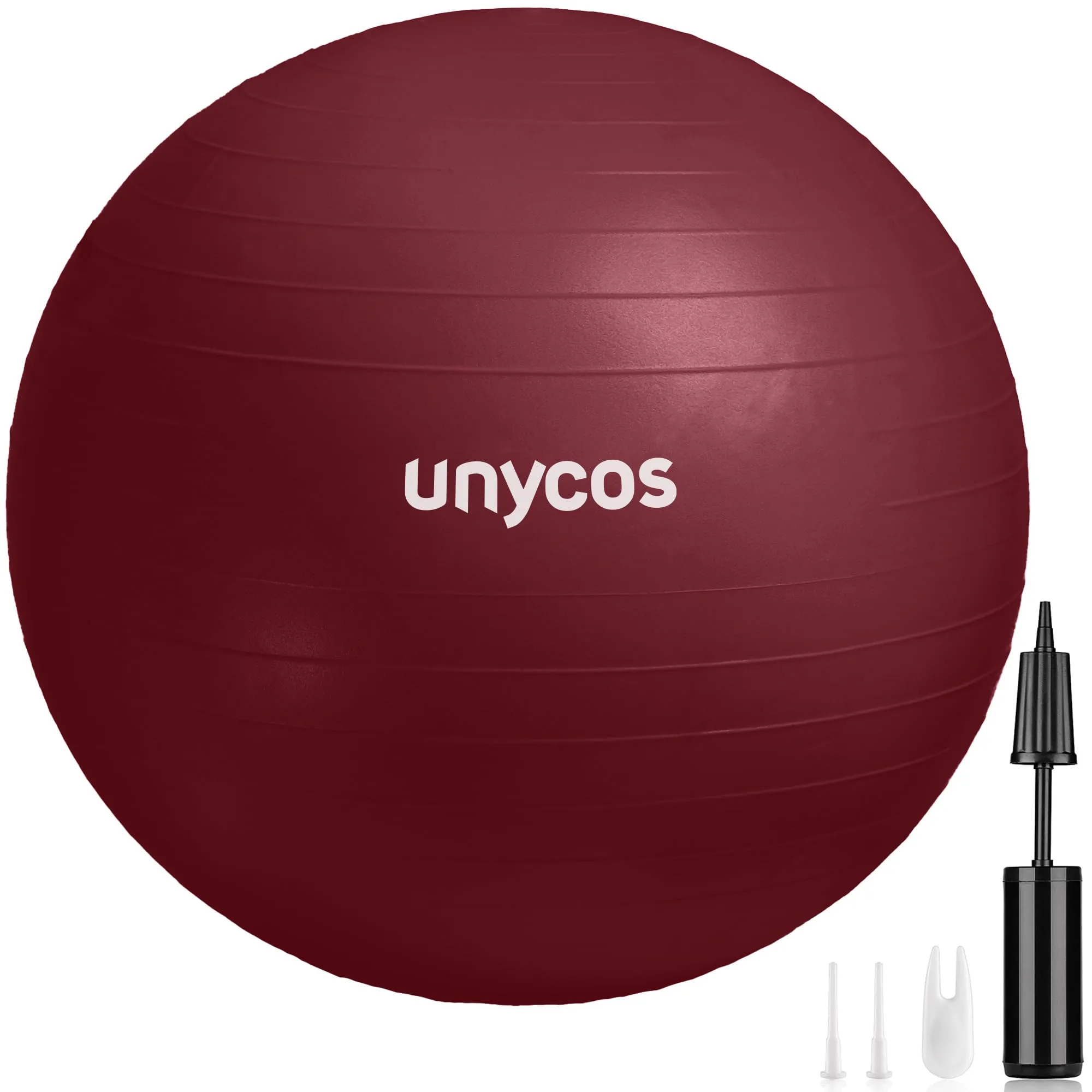 Palla Fitness Antiscivolo 65 cm con Pompa, Fitball Anti-Scoppio