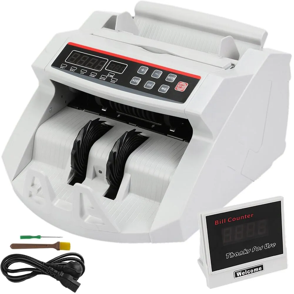 A.M.C. Conta Banconote Display LED Rivelatore di Banconote False