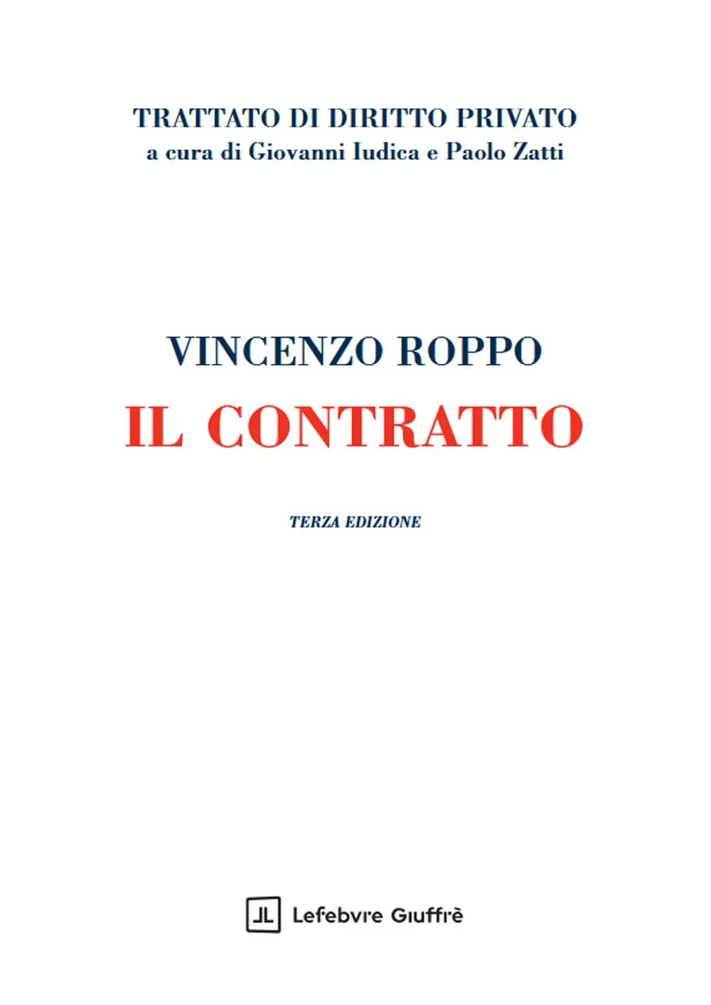 Il contratto - Vincenzo Roppo (Giuffrè, 2025)
