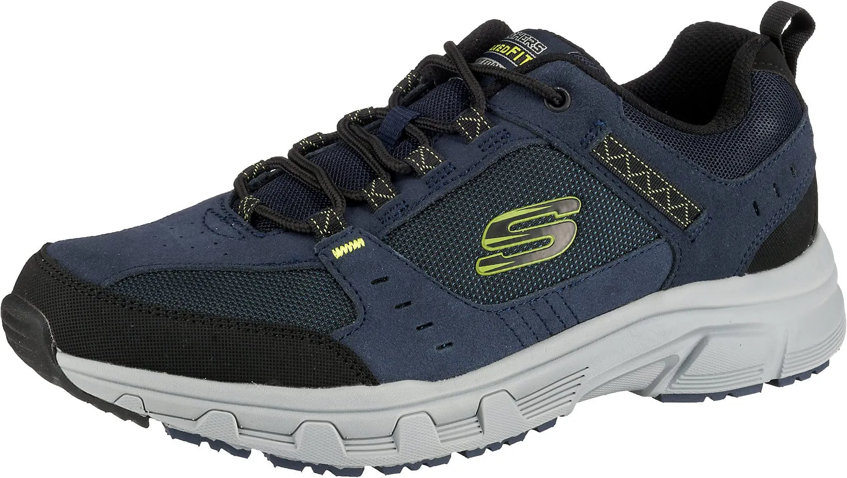 Skechers Oak Canyon 51893-NVLM Scarpe da Trekking Uomo - Blu Navy/Lime