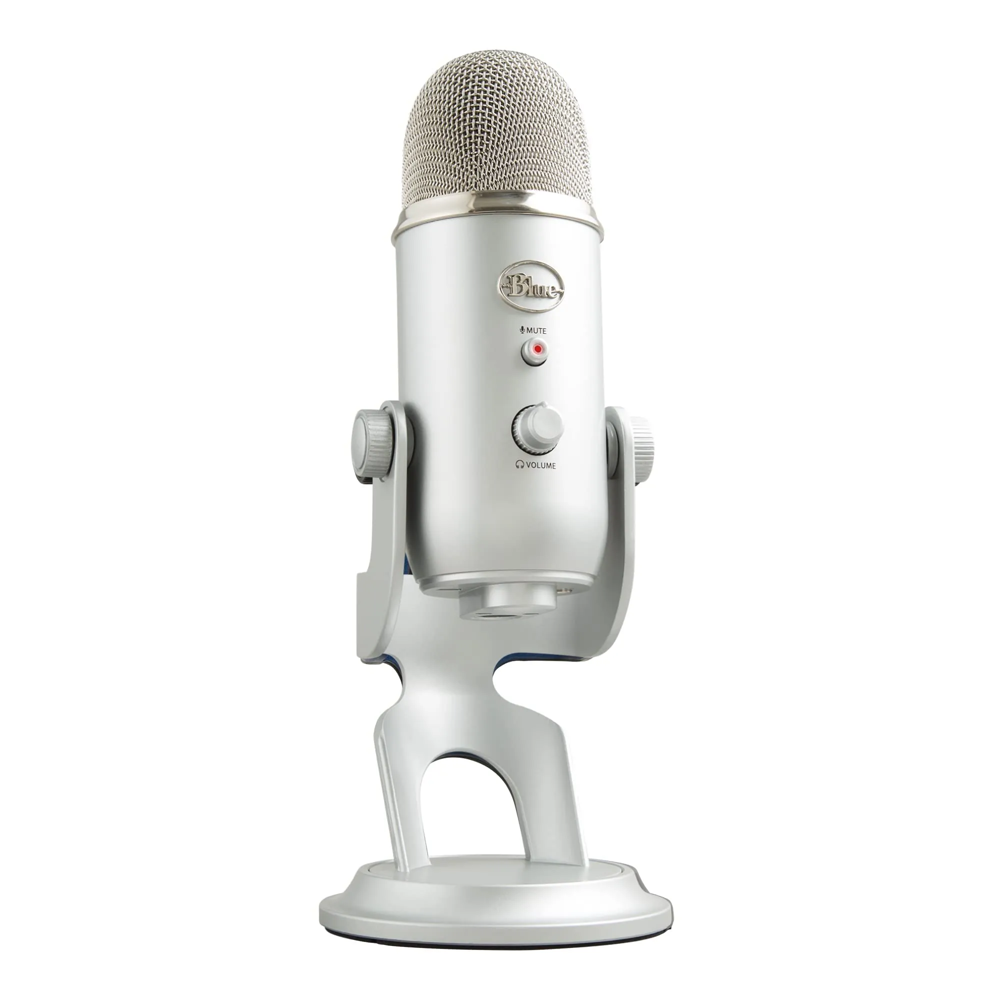 Blue Yeti Microfono USB Argento per Registrazione, Streaming e Podcast