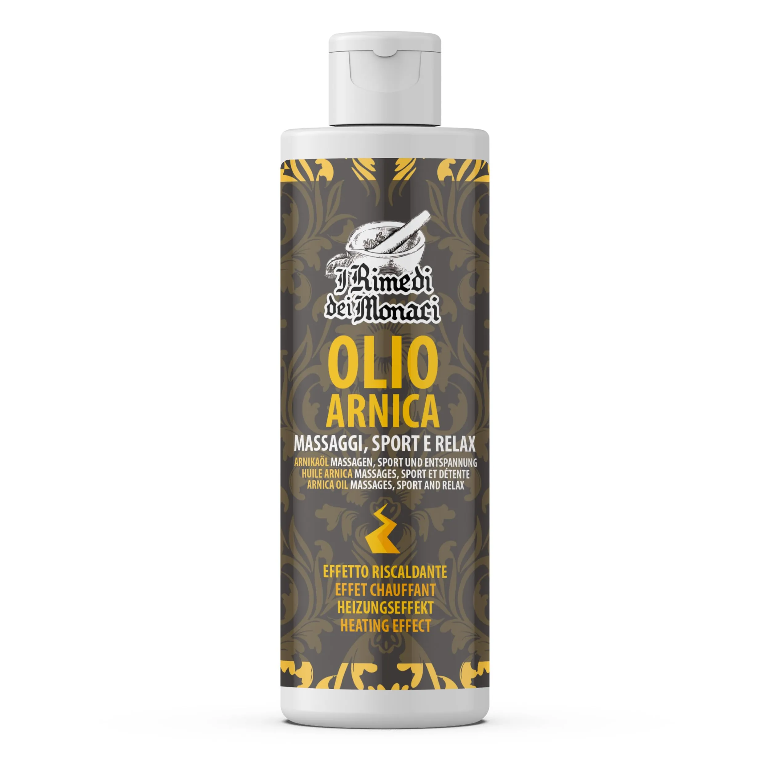 Olio Arnica e Canfora Effetto Caldo Rimedi dei Monaci