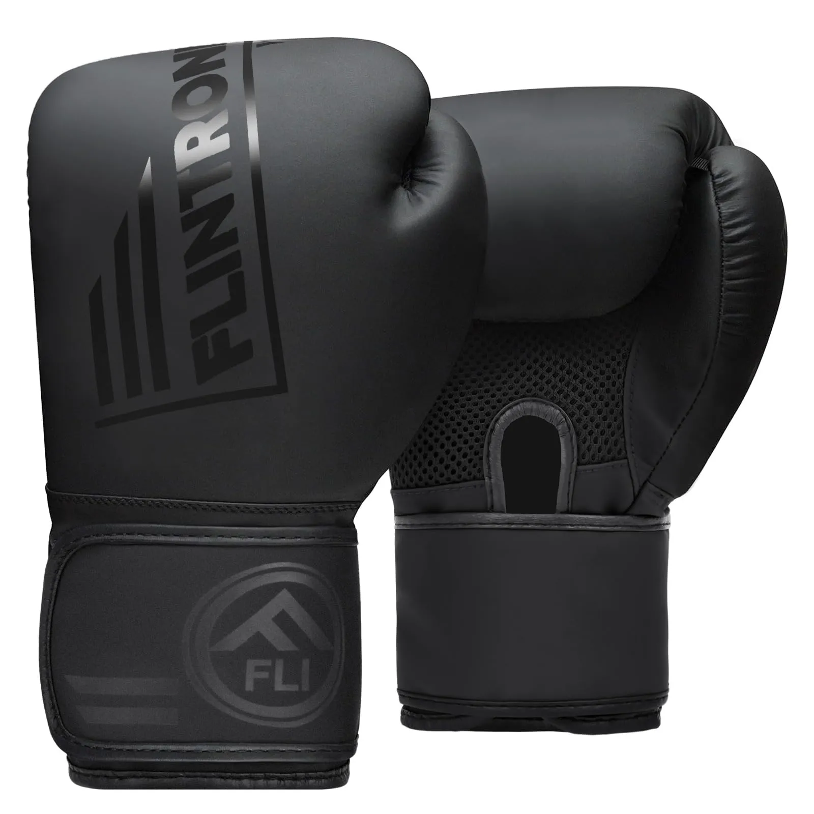 Guantoni da Boxe Flintronic in Pelle per Adulti Unisex - Ideali per Allenamento MMA, Muay Thai e Sacchi da Pugilato