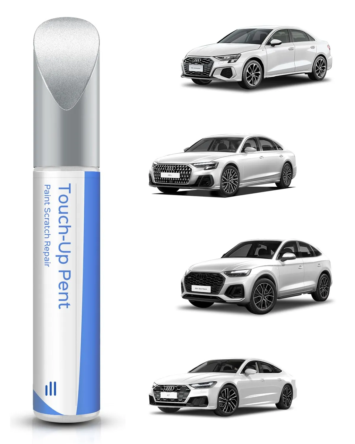 PARTS4EV LS9R/2Y Ghiacciaio bianco metallizzato vernice per ritocchi - Audi Q3/Q2L