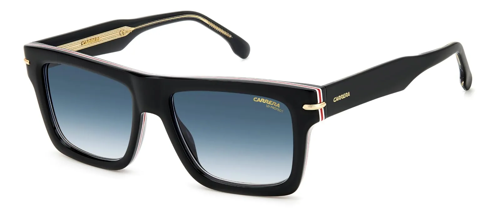 CARRERA 305/S Occhiali da Sole, Nero Rigato, 54 Unisex Adulto