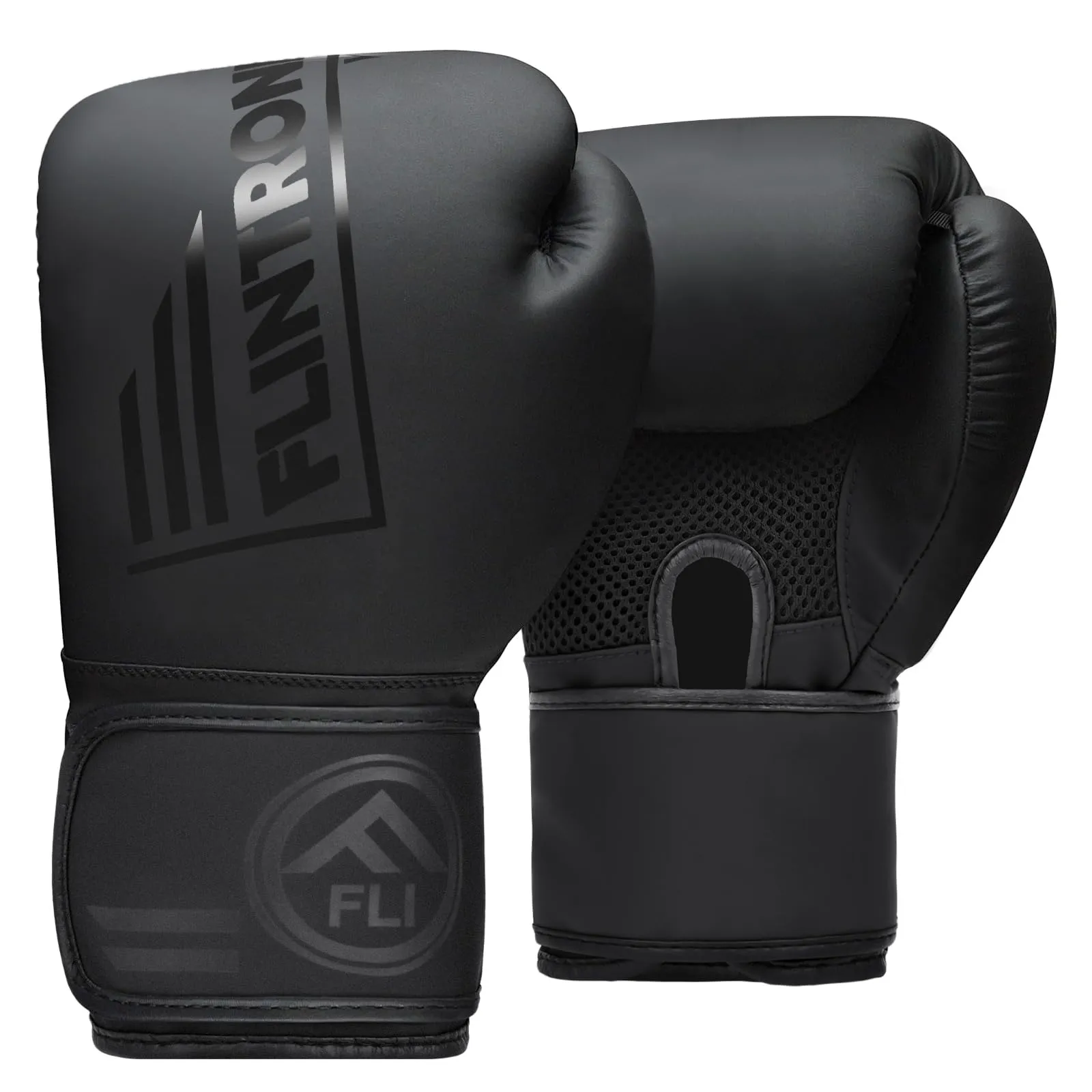 Guantoni da Boxe Flintronic in Pelle - Protezione e Comfort per Allenamento MMA, Muay Thai e Sacchi da Pugilato