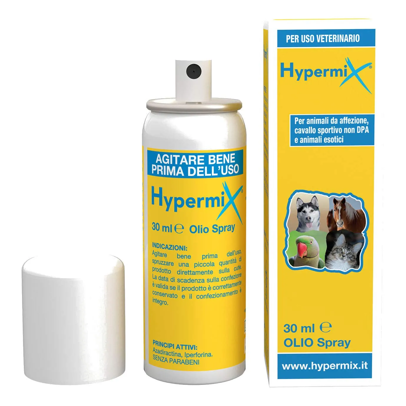 Hypermix Spray - 30ml: Cicatrizzante Naturale per Animali