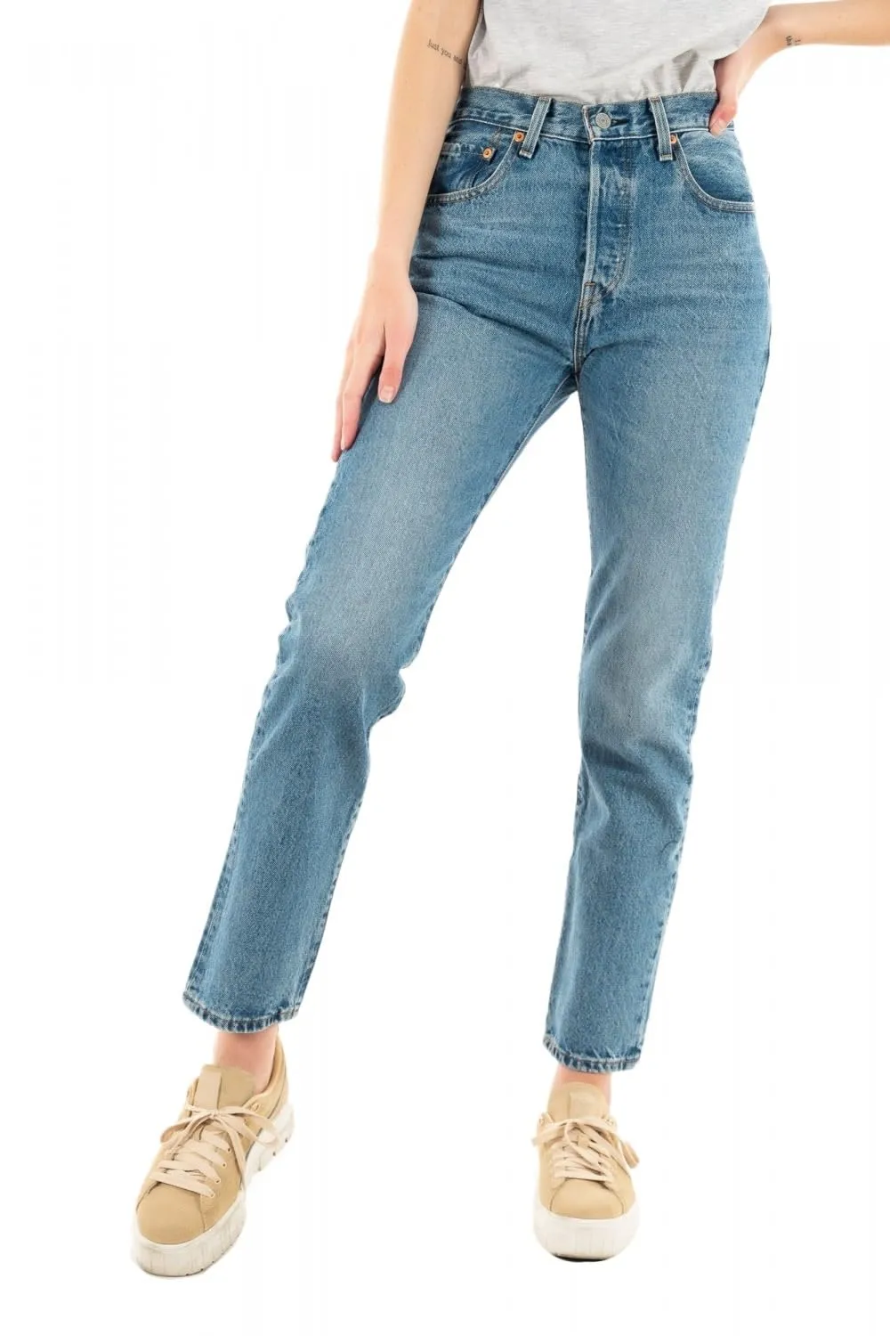 Levi's 501 Crop Jeans Donna, Must Be Mine, 26W / 26L