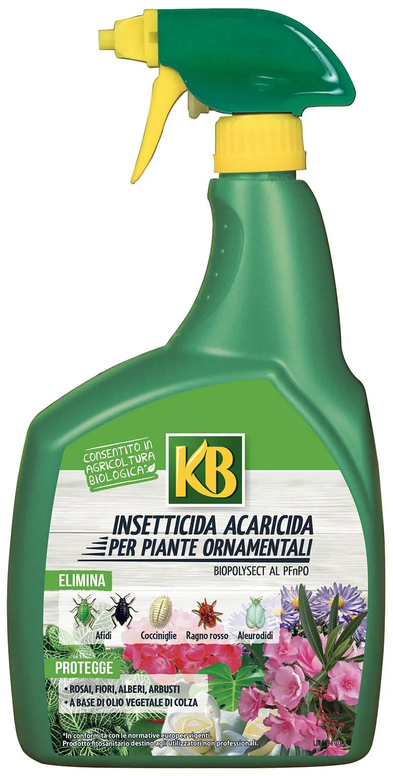 KB Insetticida Acaricida Pronto Uso BioPolysect PFnPO 800ml